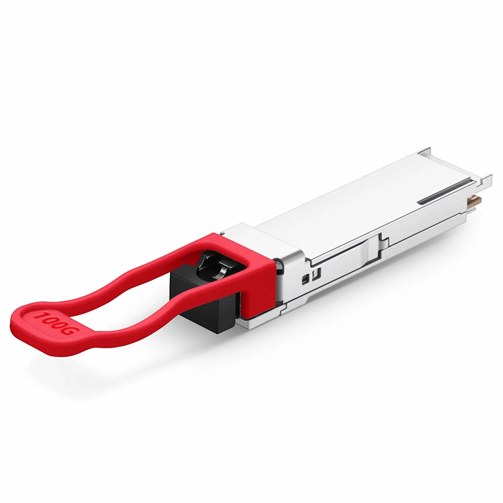 Customized 100GBASE-ERL QSFP28 Single Lambda 4 x 25G NRZ 1310nm 25km Duplex LC/UPC SMF Transceiver Module