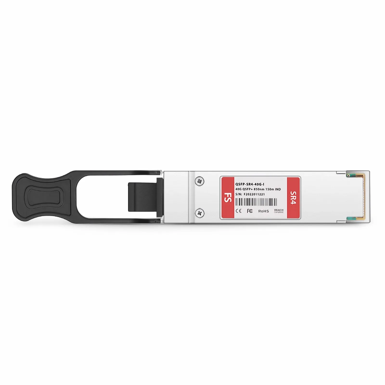Customized 40GBASE-SR4 QSFP+ 850nm 150m MPO-12/UPC MMF Transceiver Module (Industrial)