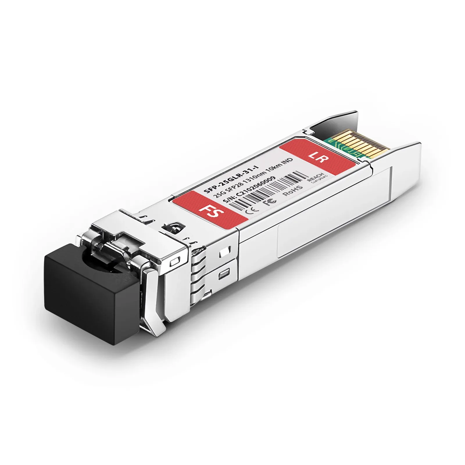 Customized 25GBASE-LR SFP28 1310nm 10km Duplex LC/UPC SMF Transceiver Module (Industrial)
