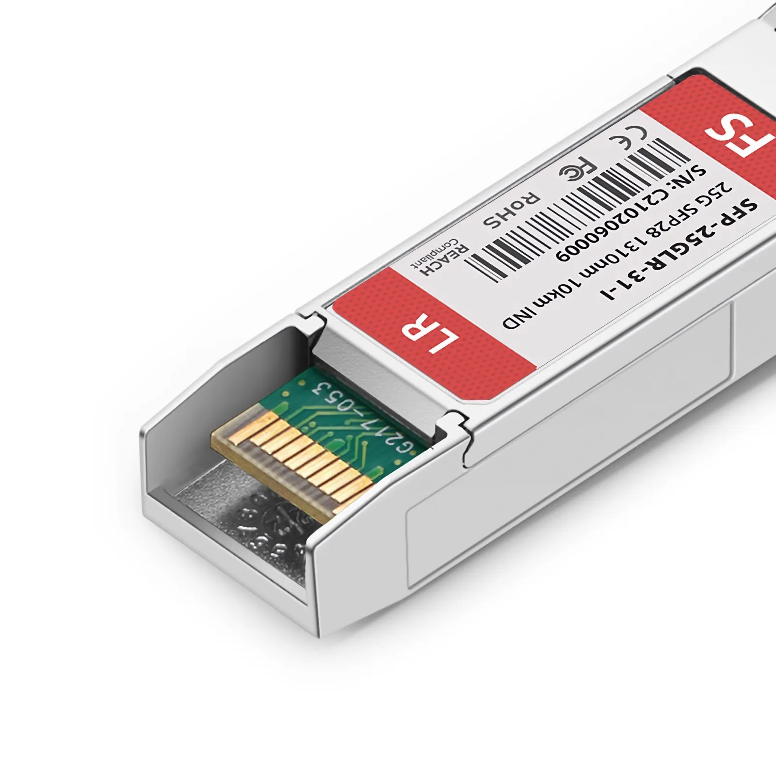 Customized 25GBASE-LR SFP28 1310nm 10km Duplex LC/UPC SMF Transceiver Module (Industrial)