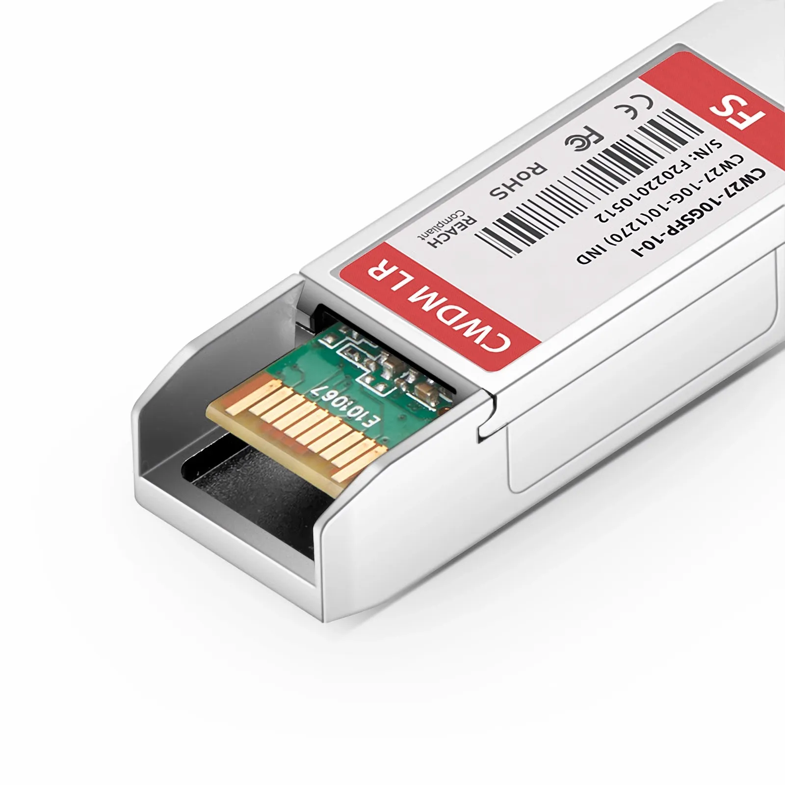 Cisco CWDM-SFP10G-1270-10-I Compatible SFP+ 10G CWDM 1270nm 10km Duplex LC/UPC SMF Transceiver Module (Industrial)