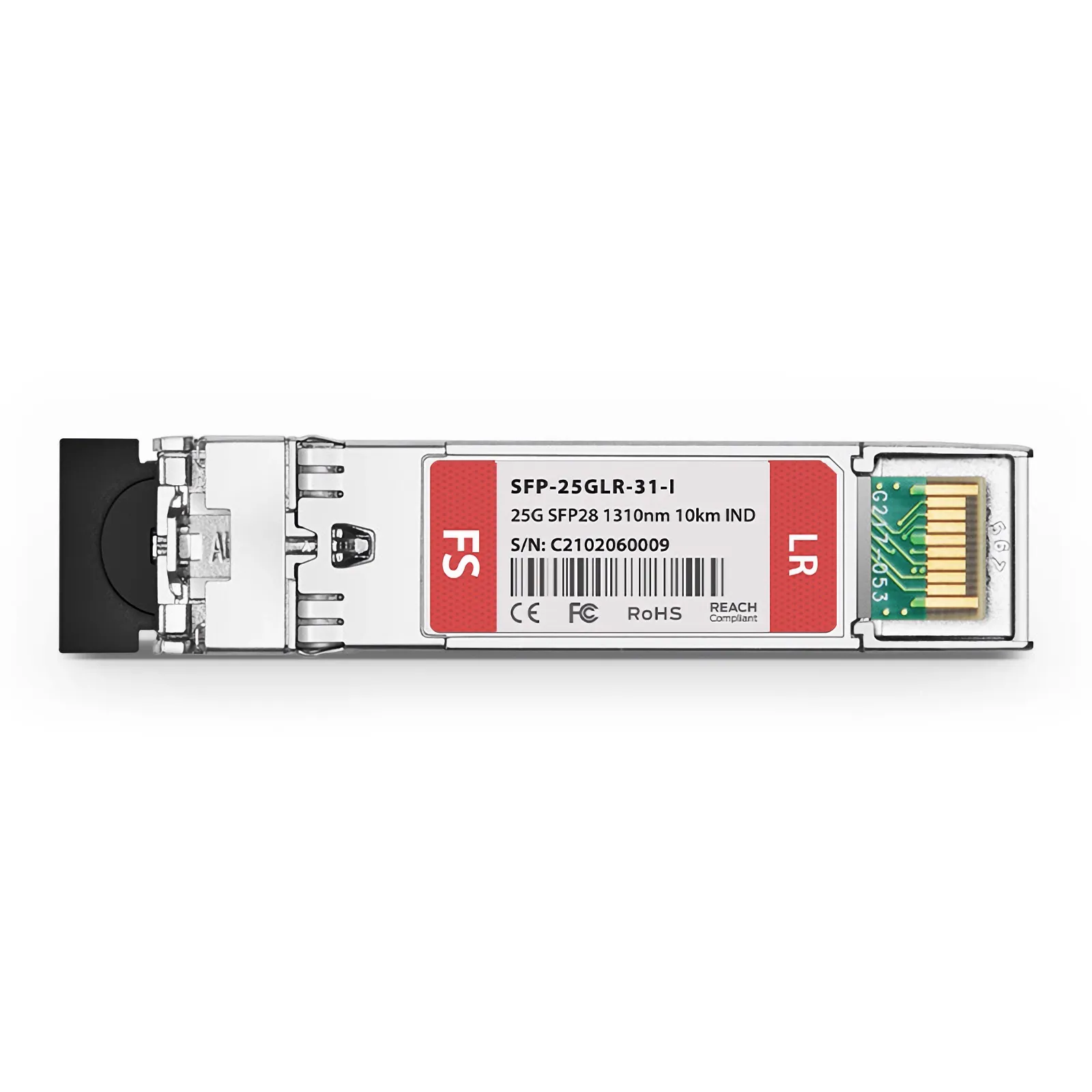 Customized 25GBASE-LR SFP28 1310nm 10km Duplex LC/UPC SMF Transceiver Module (Industrial)
