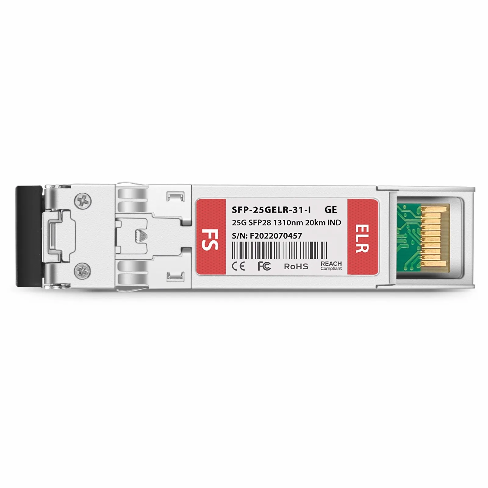 Customized 25GBASE-LR SFP28 1310nm 20km Duplex LC/UPC SMF Transceiver Module (Industrial)