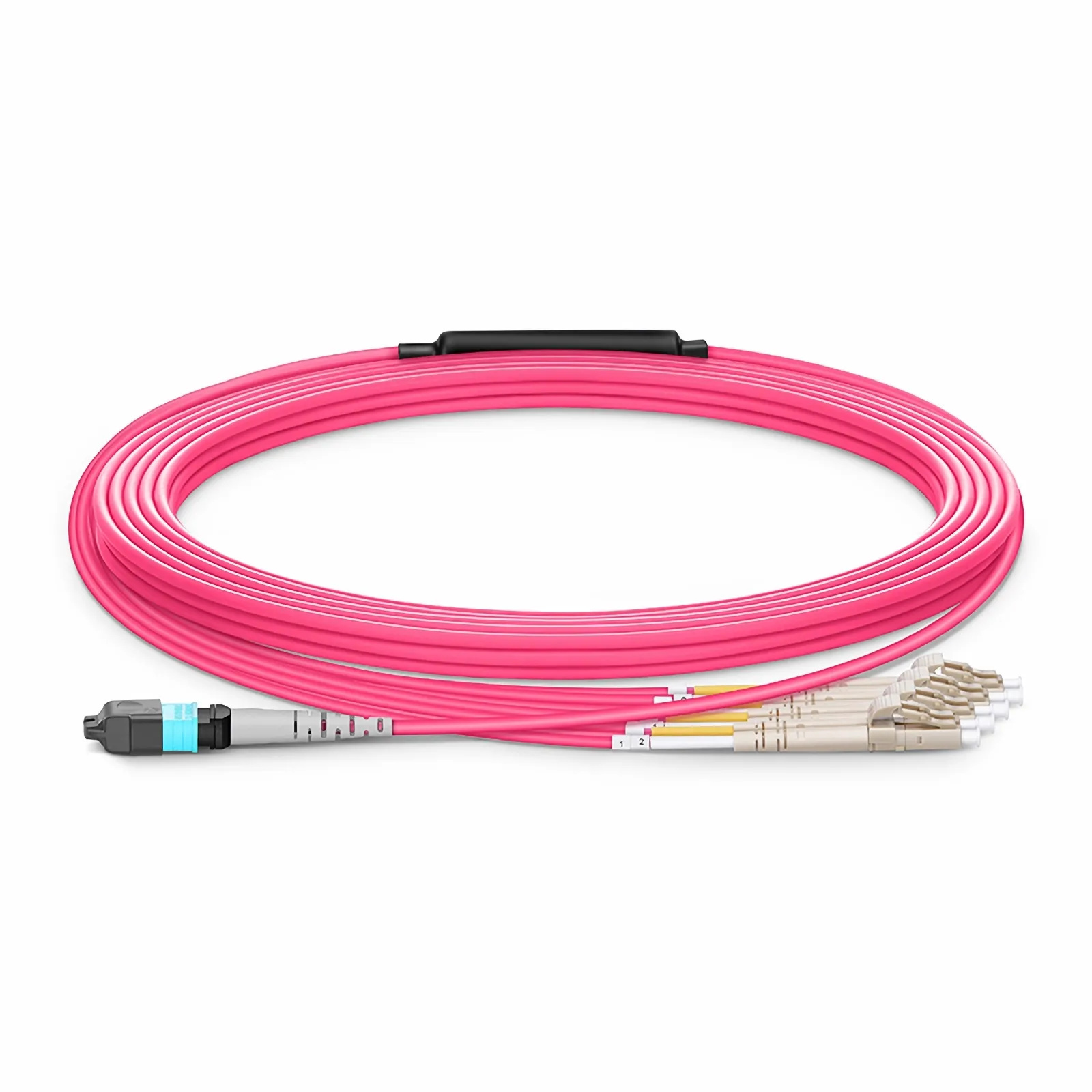 Customized Length MTP® Harness, MTP®-8 UPC (Female) to 4 x