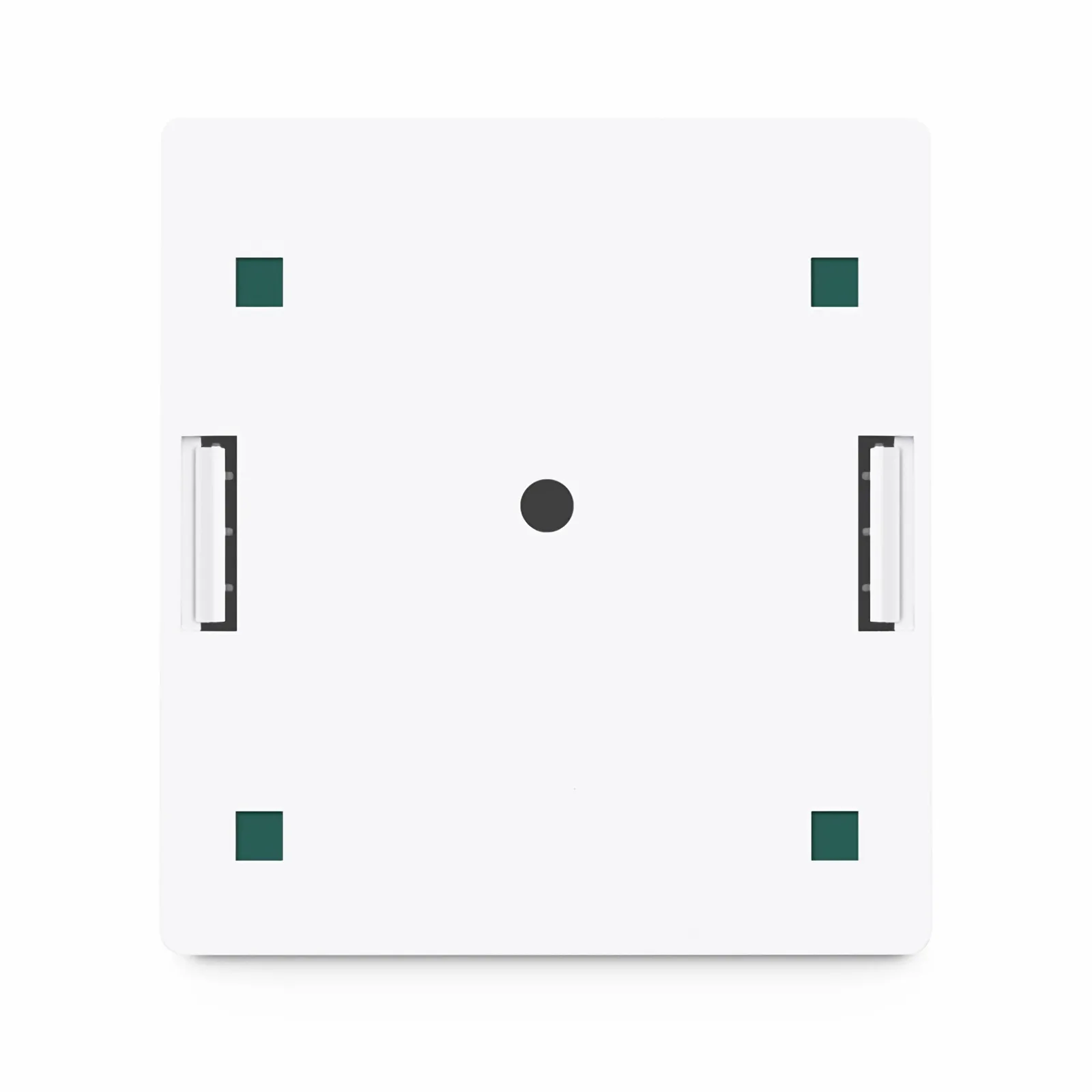Cat6a RJ45 Shielded Surface Mount Box, 2 Ports, White - FS.com
