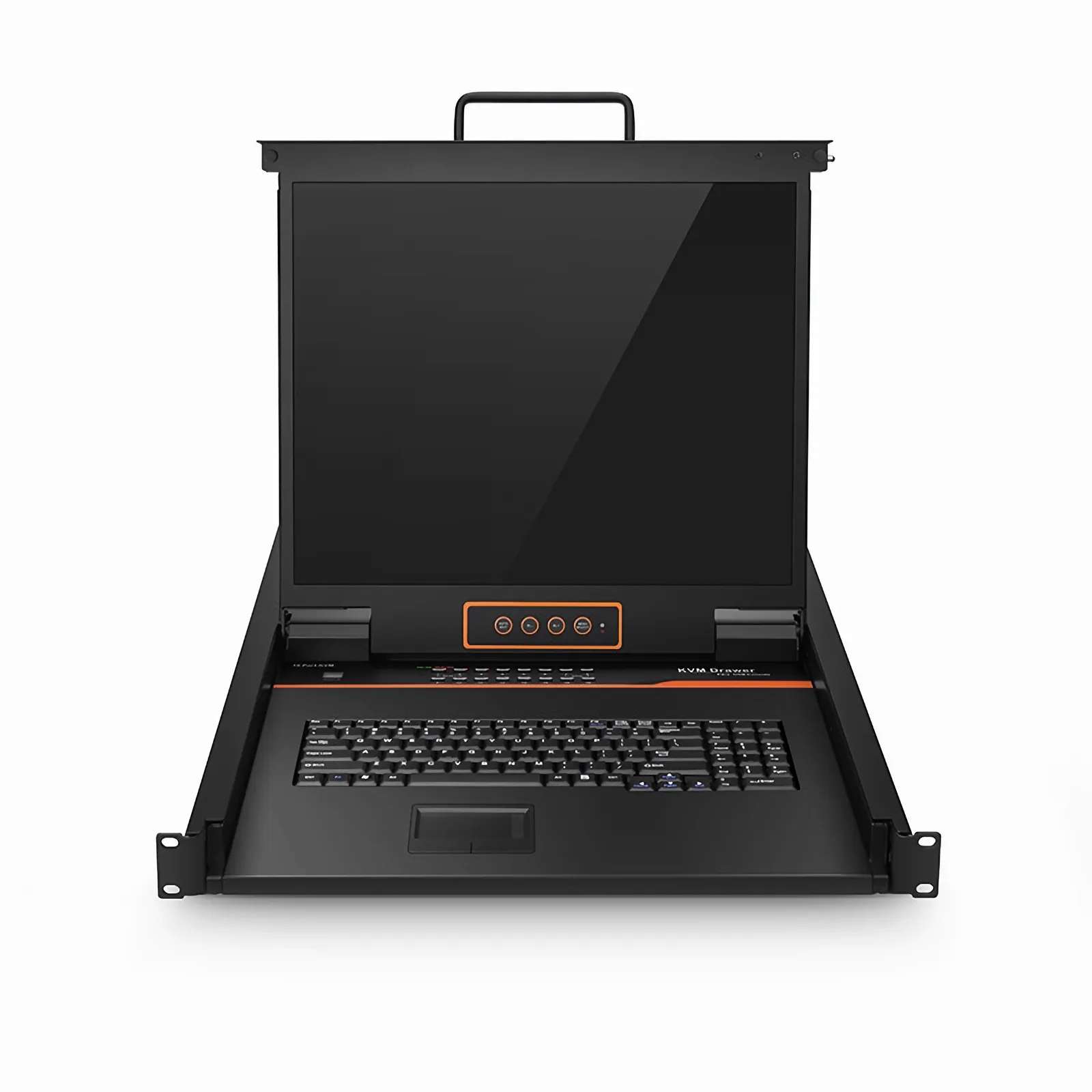 16ポート VGA 1U ラックマウント KVMスイッチ(19インチLED付き、VGA