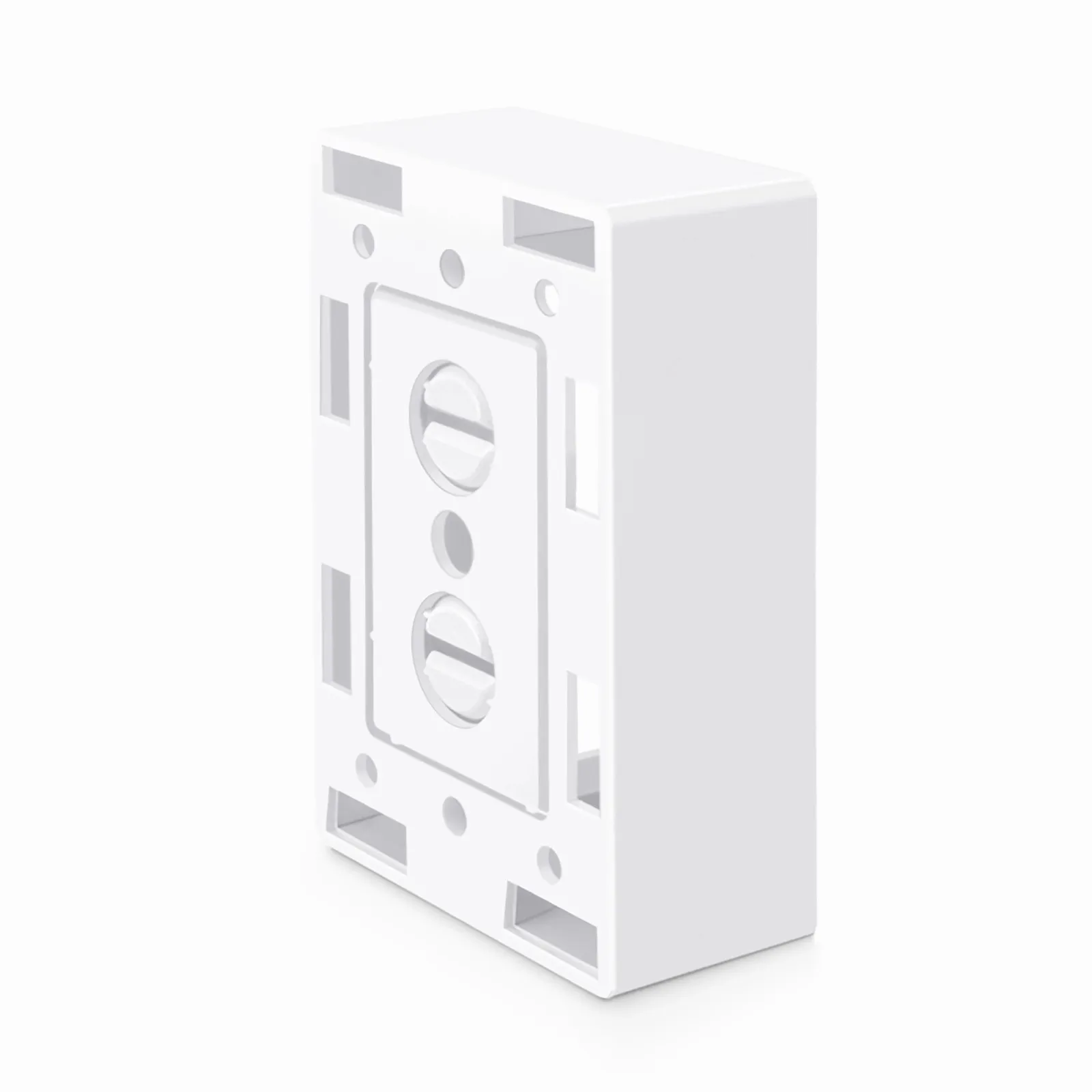Single Gang Back Box, White, 4.53'' x 2.83'' - FS.com