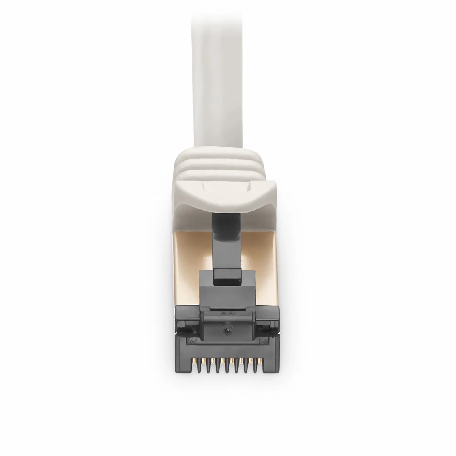 3ft Cat 8 Snagless Shielded RJ45 Ethernet Cable, Off-white - FS.com