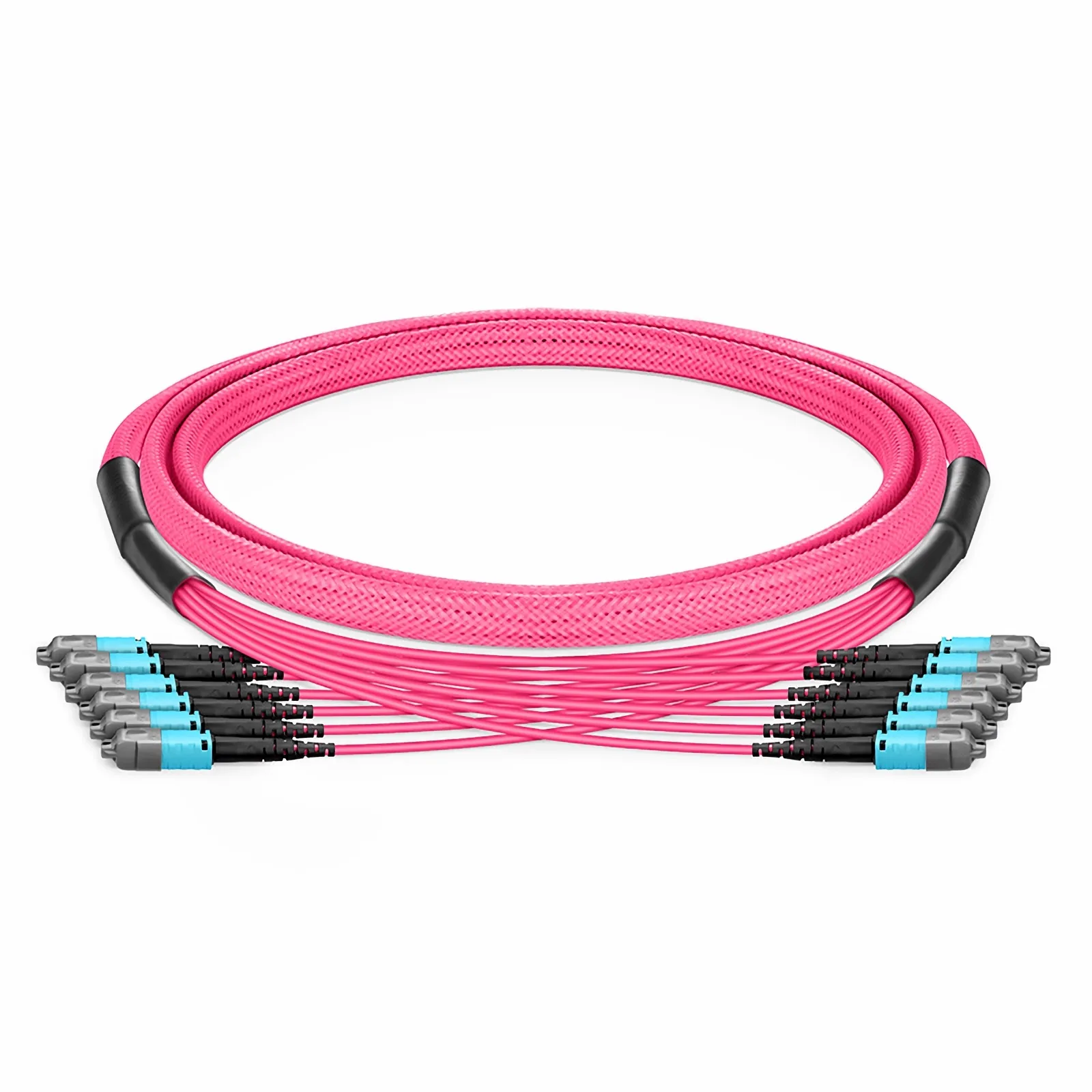 Customized MTP®-12 PRO Jumper, 8-144 Fibers, Multimode (OM4), 0.35dB Max