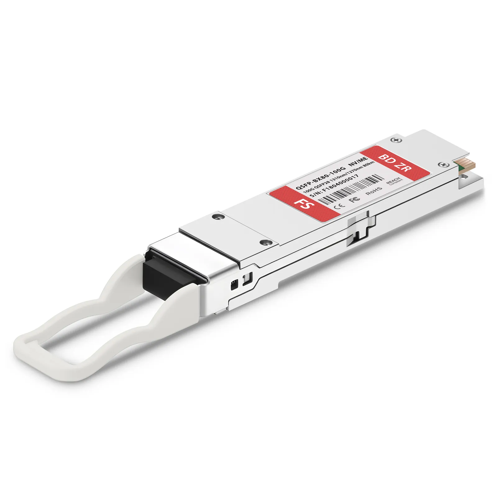 NVIDIA/Mellanox Compatible 100GBASE-BX80-D QSFP28 BiDi 1310nm-TX/1270nm ...