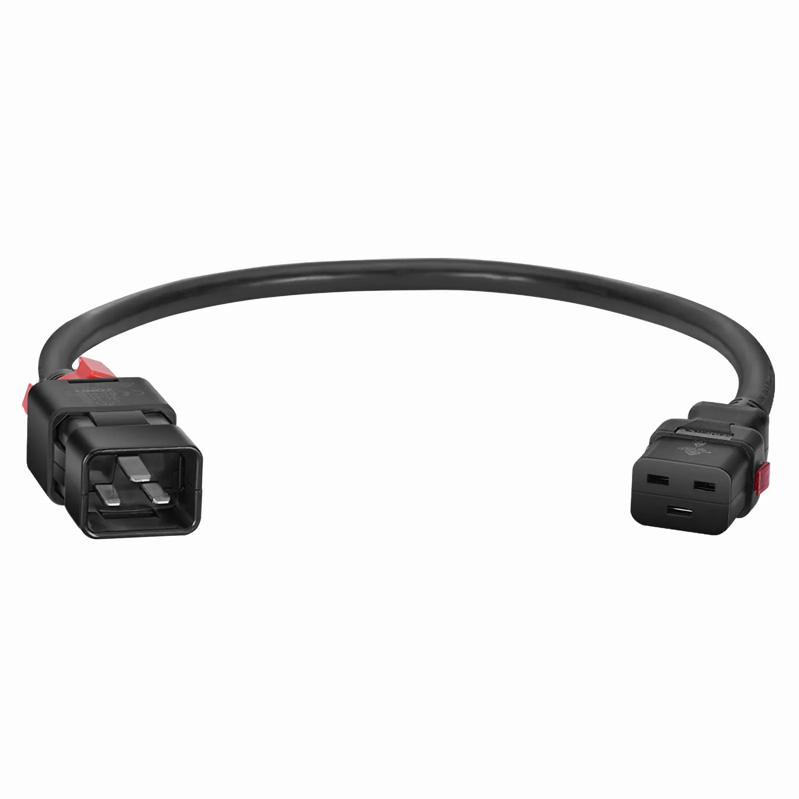 2ft (0.6m) Z-Lock Dual Locking IEC60320 C20 to IEC60320 C19 12AWG