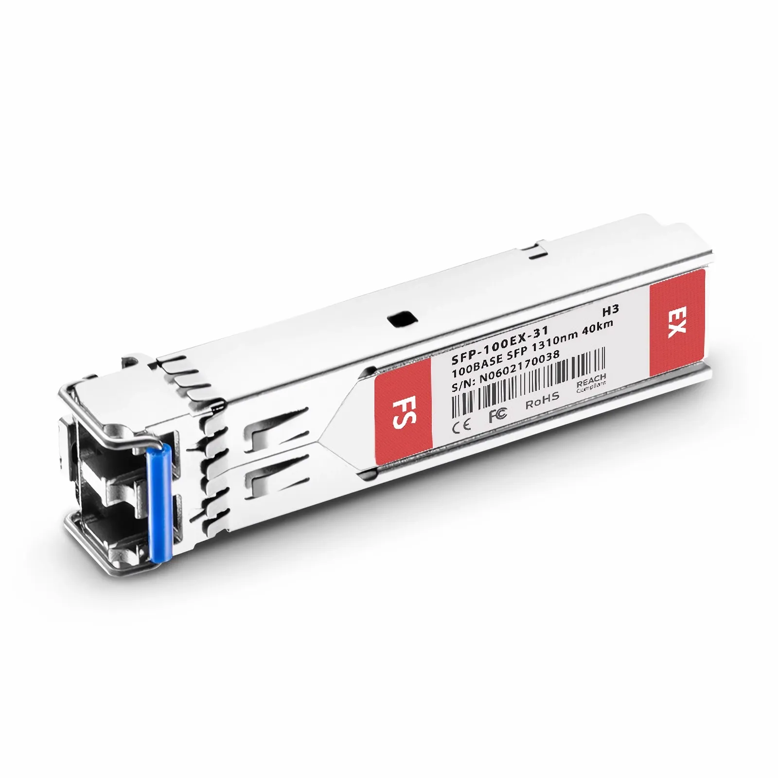 HPE JD090A 100BASE-EX SFP (mini-GBIC) Transceiver - FS.com