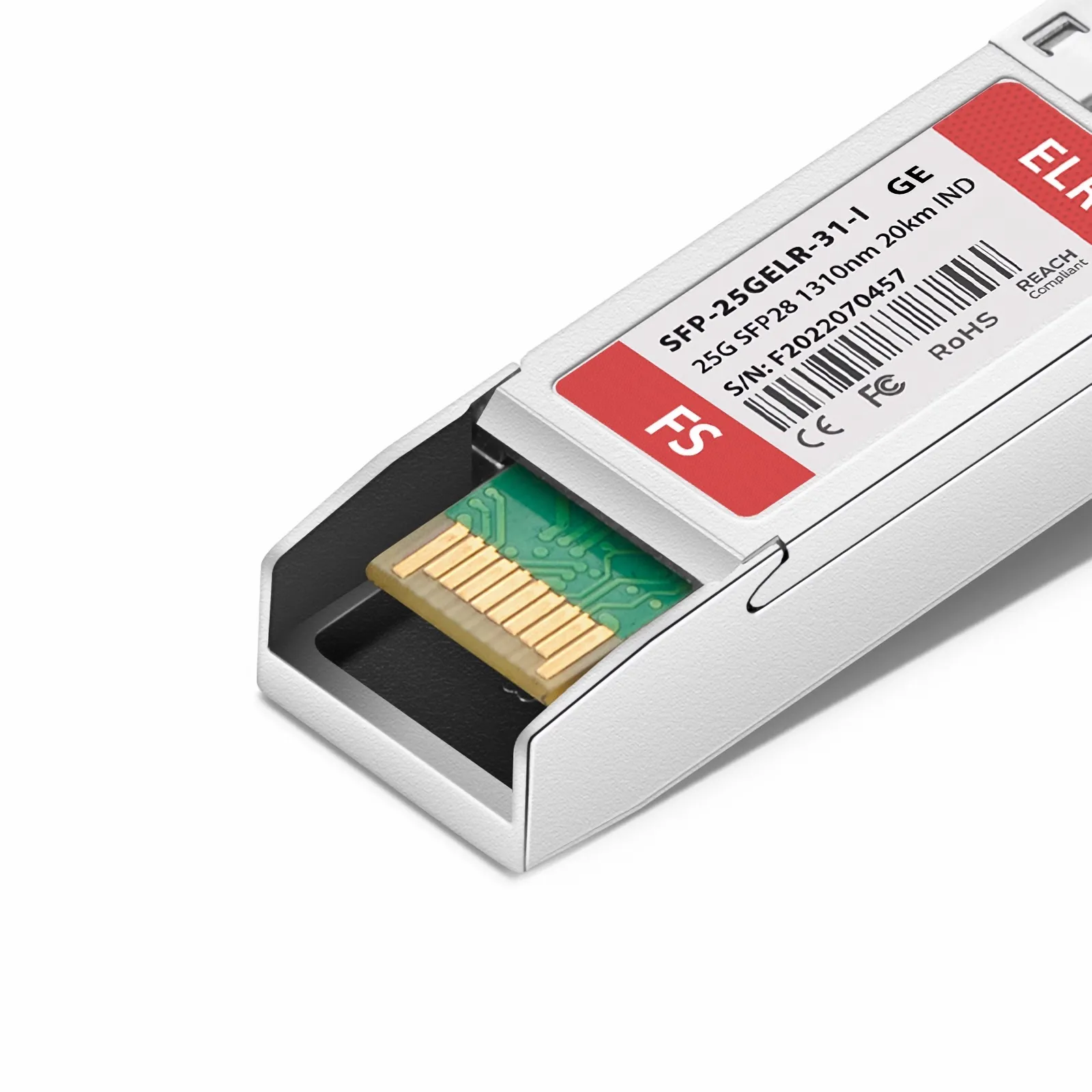 Customized 25GBASE-LR SFP28 1310nm 20km Duplex LC/UPC SMF Transceiver Module (Industrial)