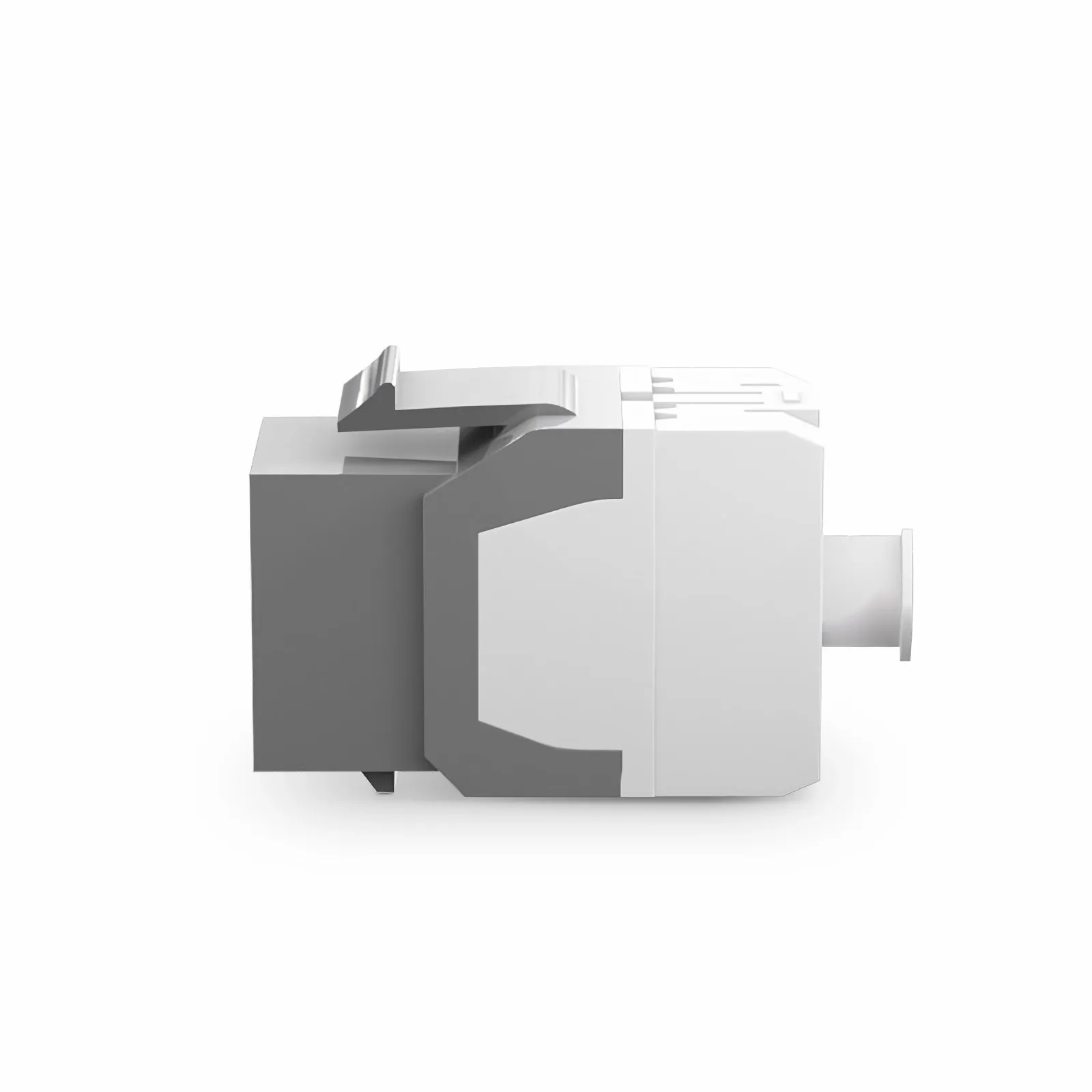 Cat6 RJ45 (8P8C) Unshielded Punch Down Keystone Jack Module, Gray