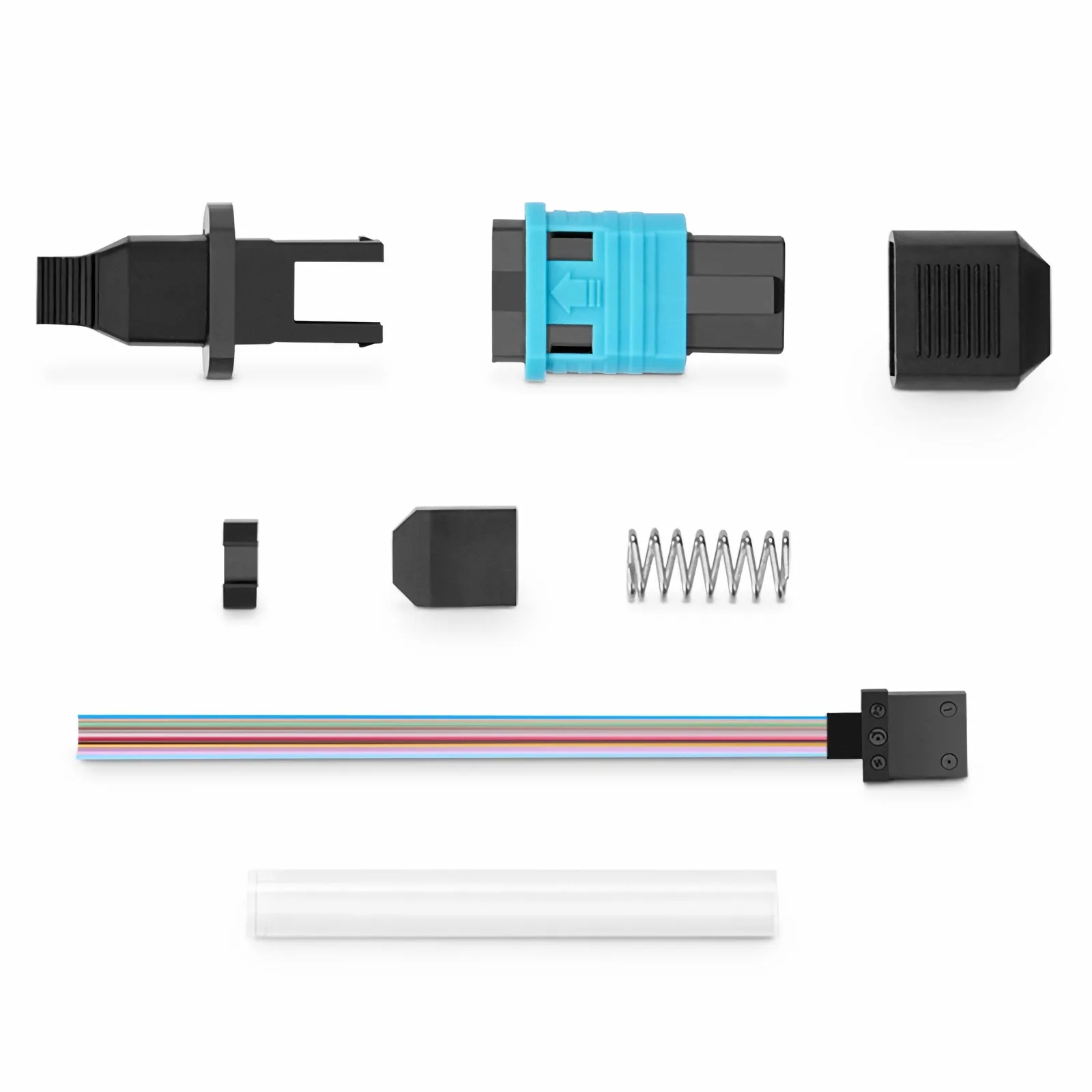 Cavo MPO Fibra Ottica Corazzato 3M - 7 Fibre Tipo A OM3, Maschio-Femmina, Per Estensioni HDMI 8K E Installazione A Muro
