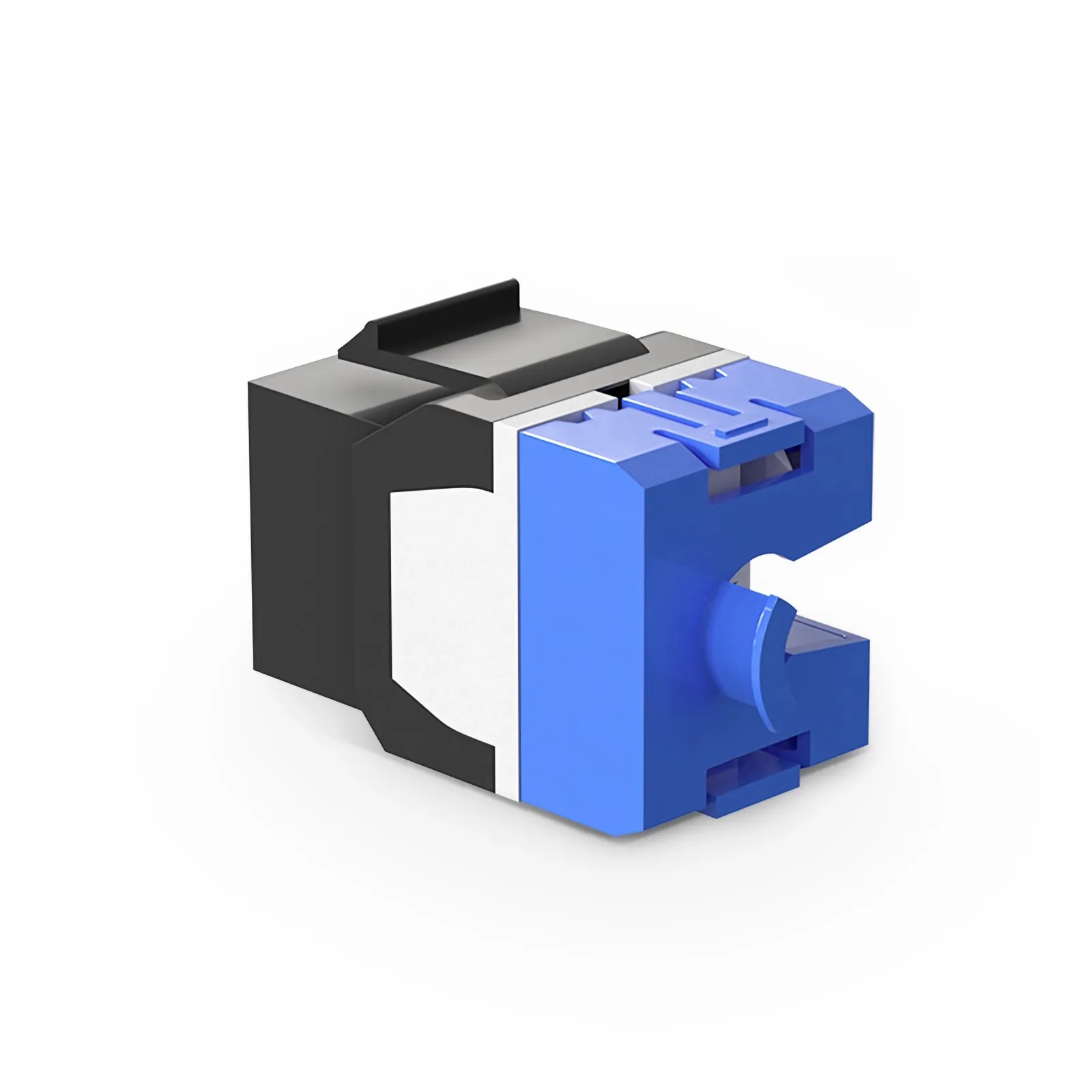 Cat6a RJ45(8P8C) シールドなし パンチダウン キーストーンジャック