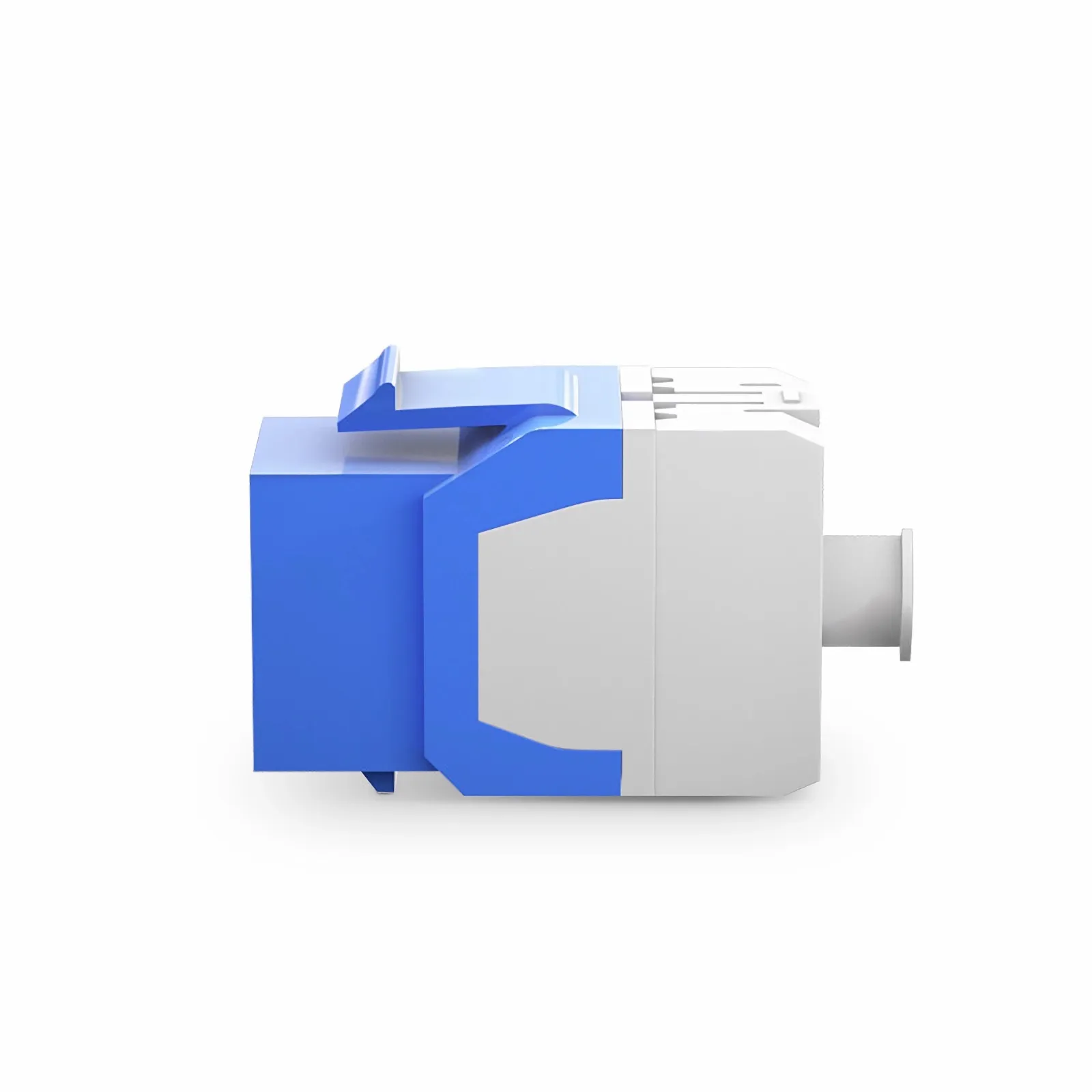 Cat6 RJ45 (8P8C) Unshielded Punch Down Keystone Jack Module, Blue