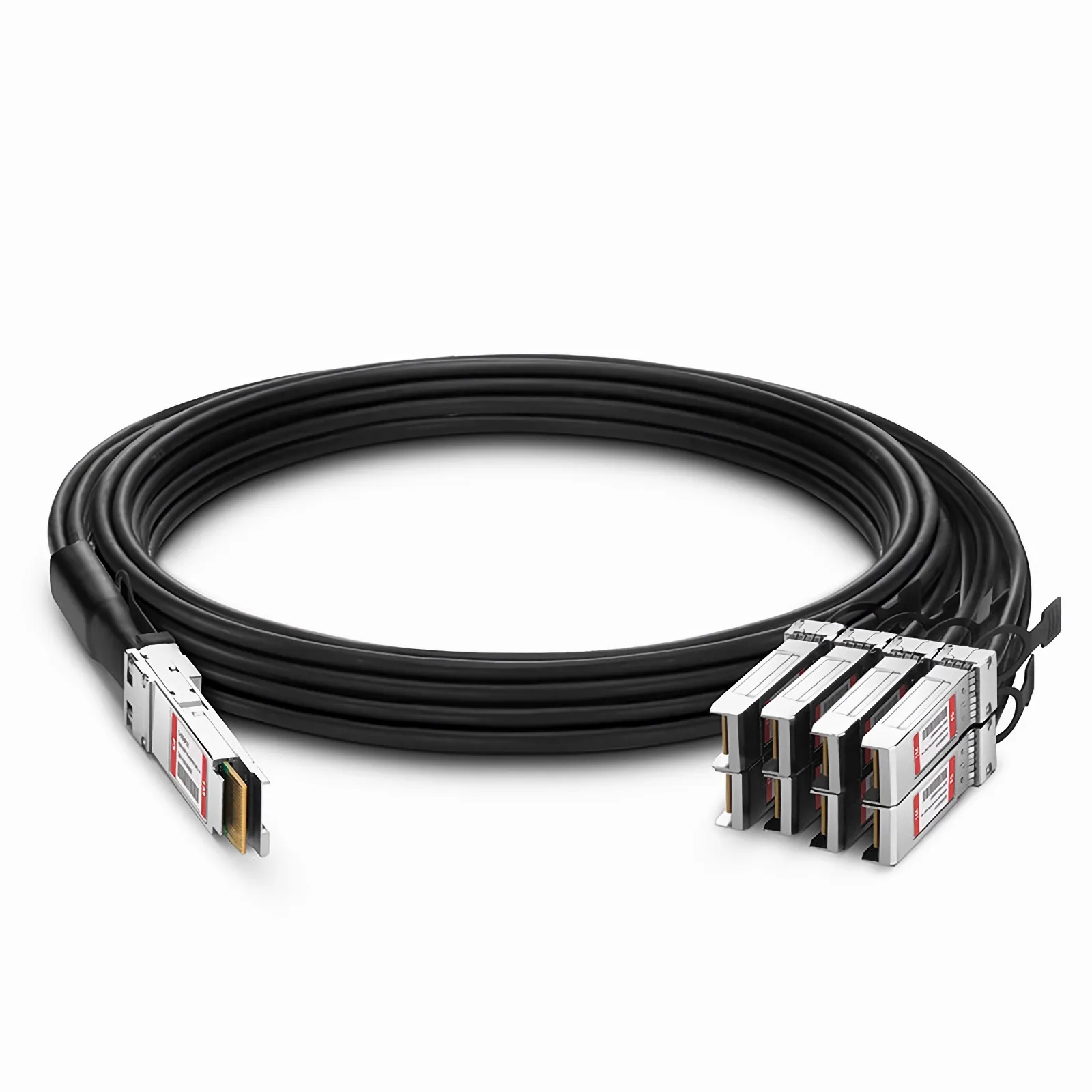 Customized 400G QSFP-DD to 8 x 50G SFP56 Passive Copper Breakout Cable