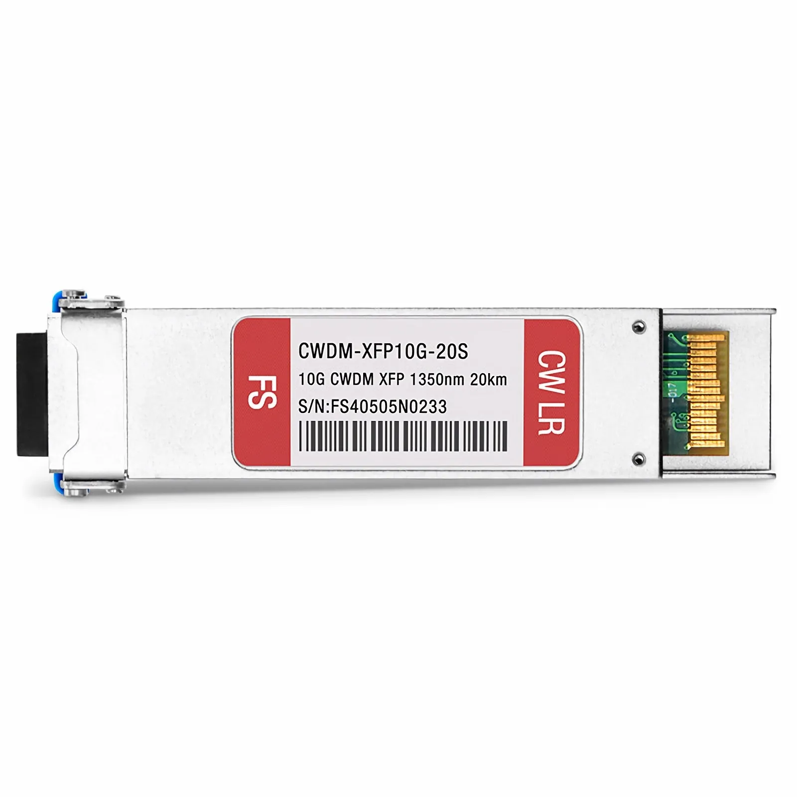 Customized XFP 10G CWDM 1350nm-1450nm 20km Duplex LC SMF Transceiver Module