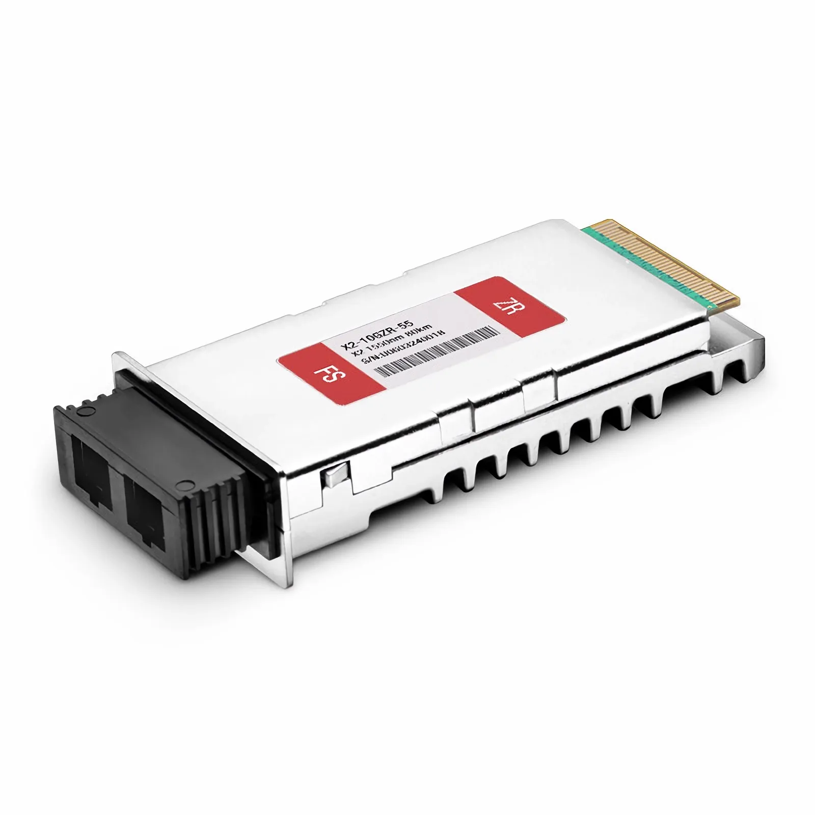 Customized 10GBASE-ZR X2 1550nm 80km Duplex SC/UPC SMF Transceiver Module