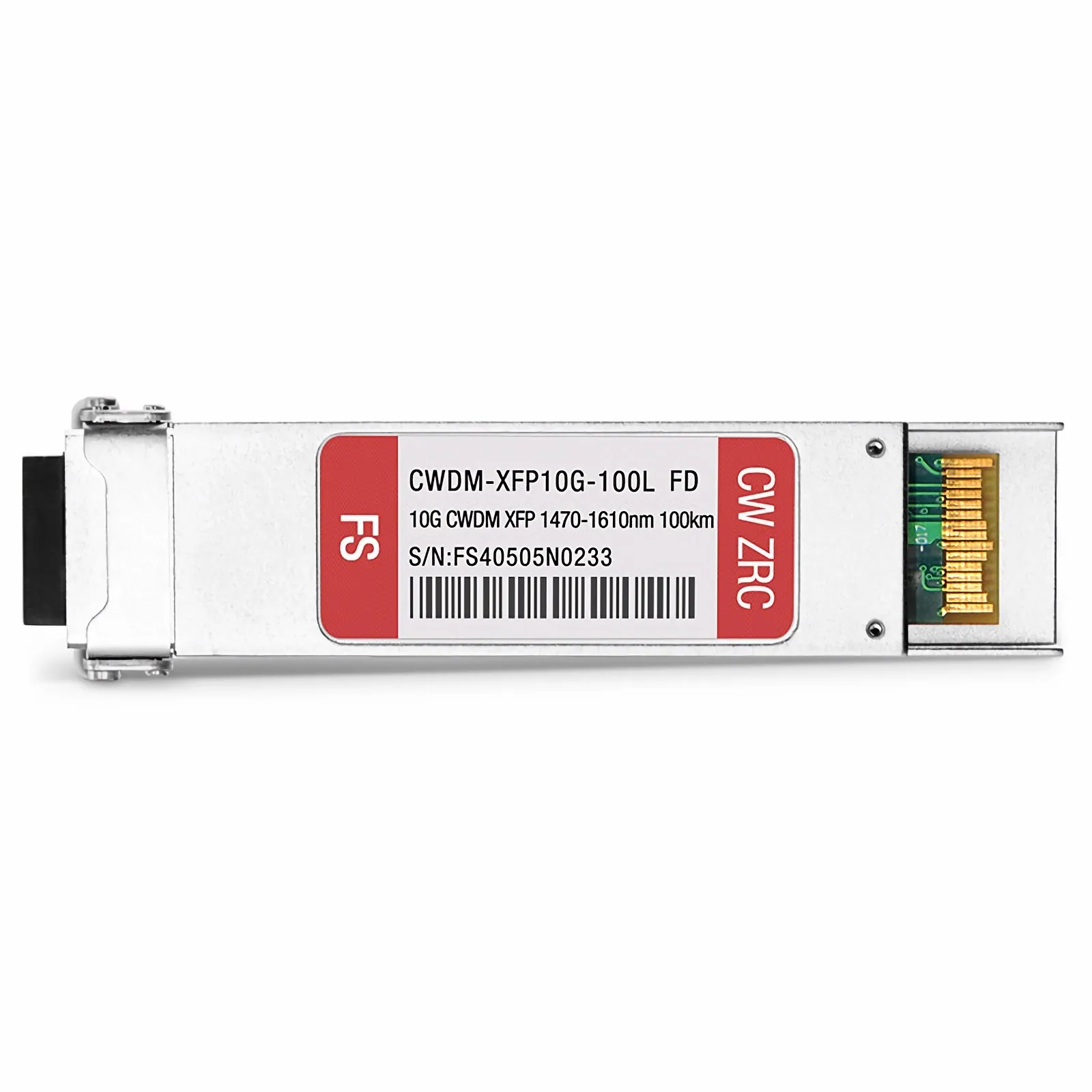Customized NETGEAR Compatible XFP 10G CWDM 1470-1610nm 100km Duplex LC SMF Transceiver Module