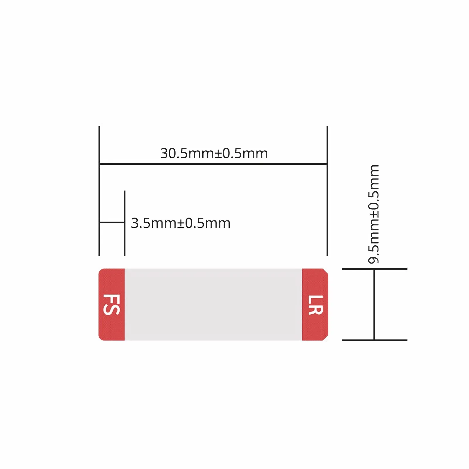 Design Label for 10G SFP+ SR/LR/LRM/ER/ZR/ZRC Transceiver, 1 Roll - FS ...