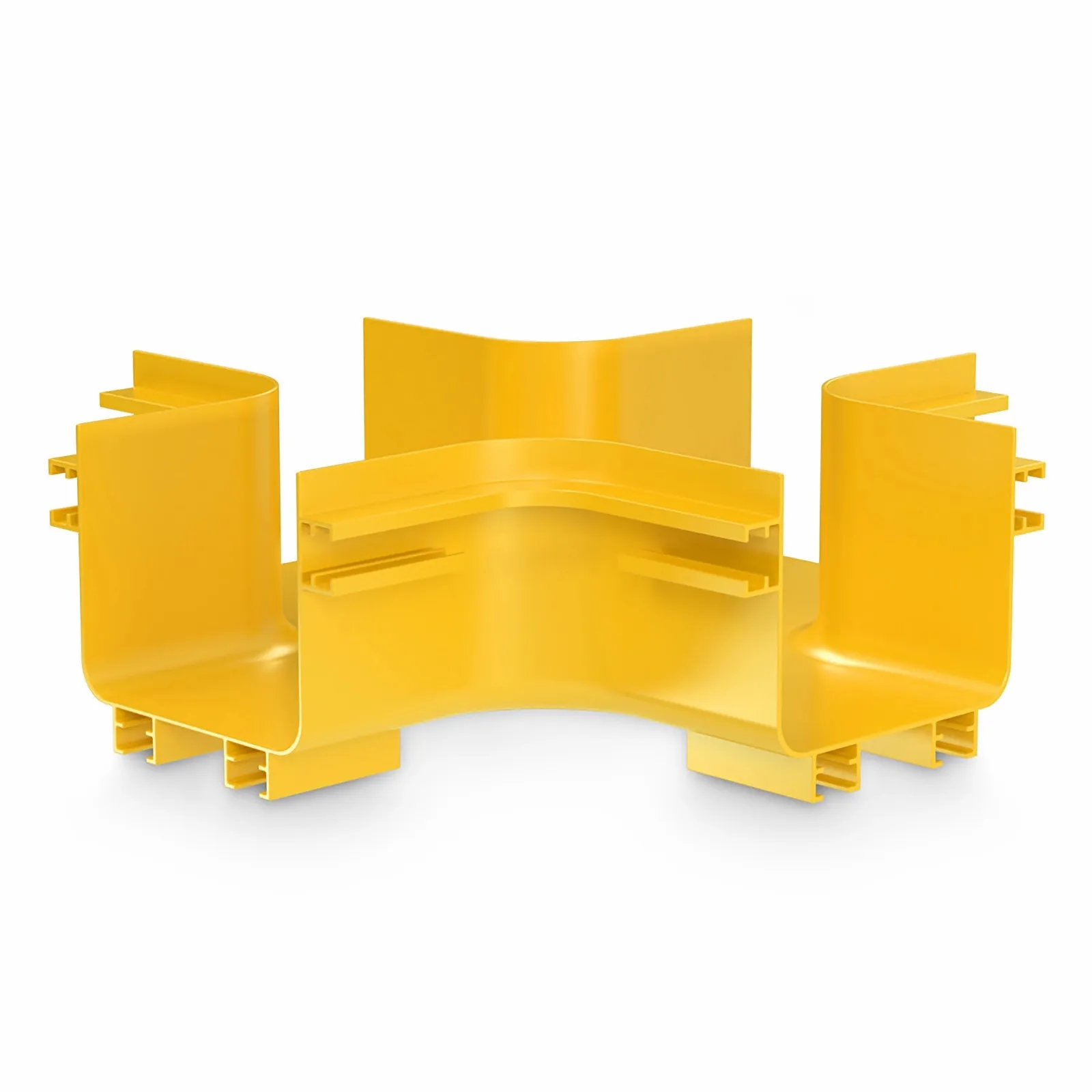 4" x 5" Horizontal Cross Fiber Raceway/Fiber Routing System