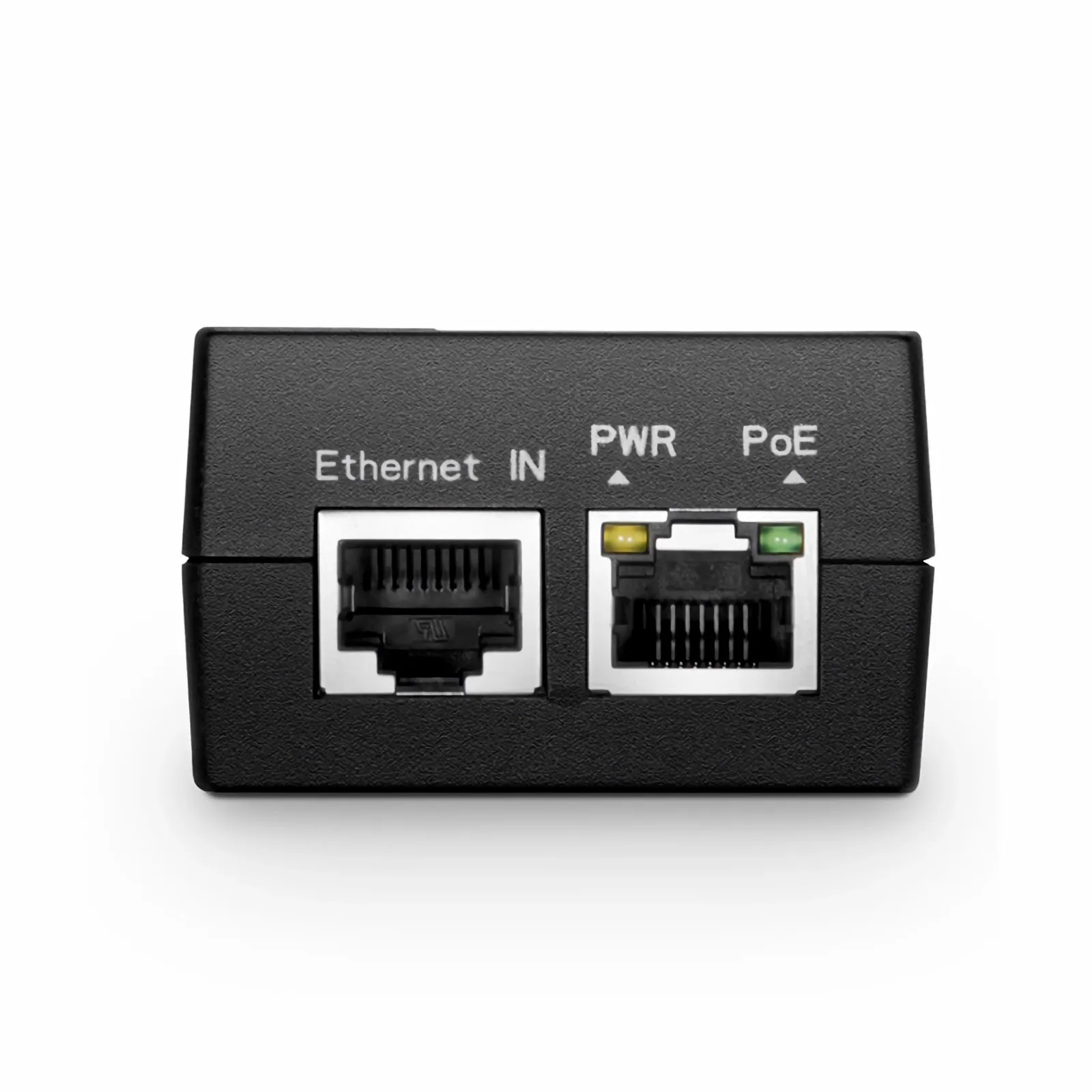 ぽえページ Single Port 10/100/1000M Gigabit PoE Injector, PoE Port @ 18W - FS.com