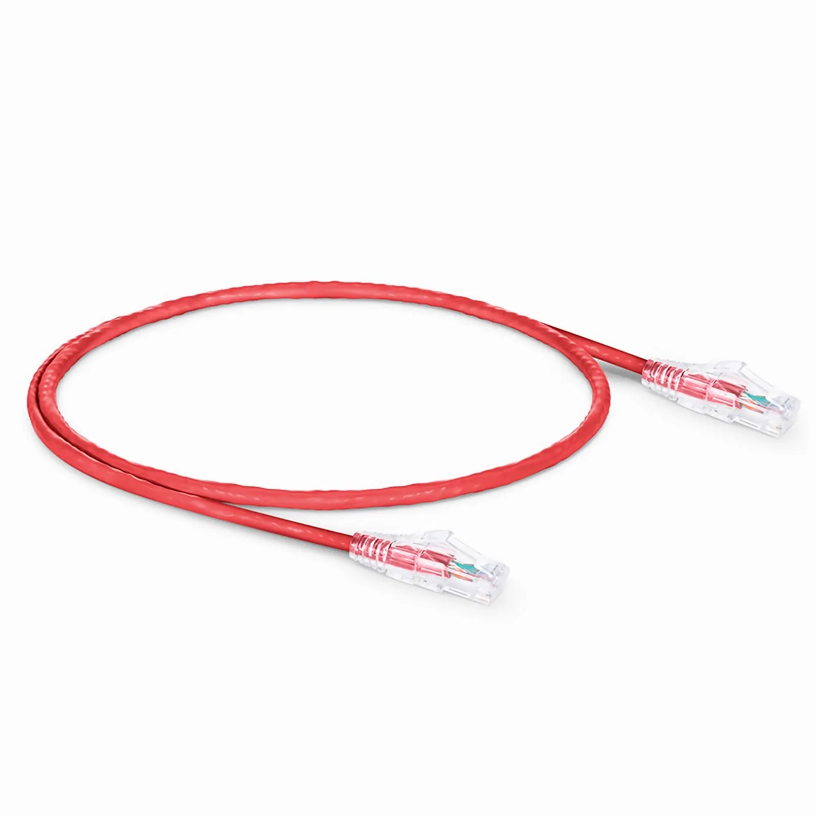 0.6m シールドなし（PVC CM、赤色） | Cat6準拠LANパッチケーブル - FS