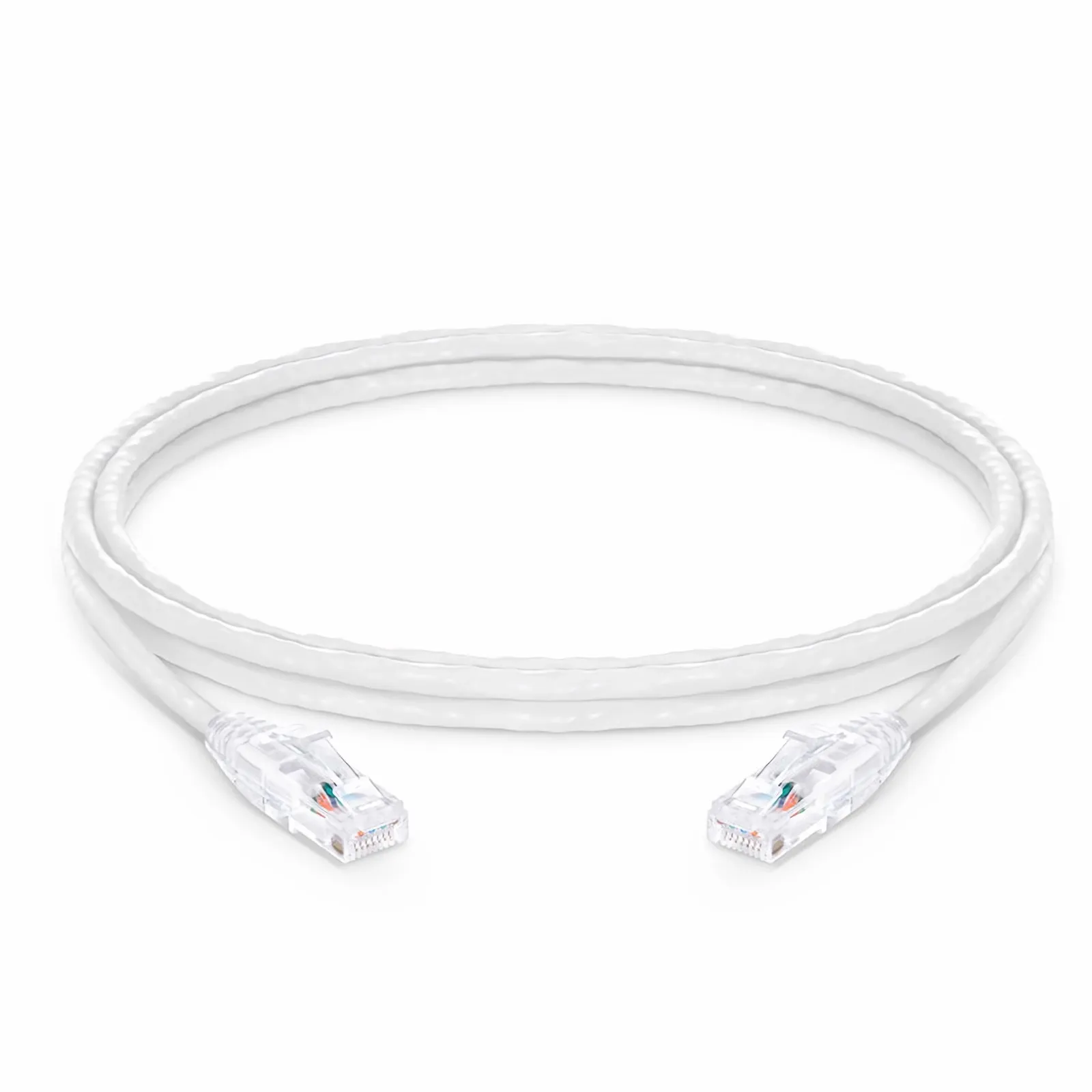 2.4m シールドなし（PVC CM、白色） | Cat5e準拠LANパッチケーブル