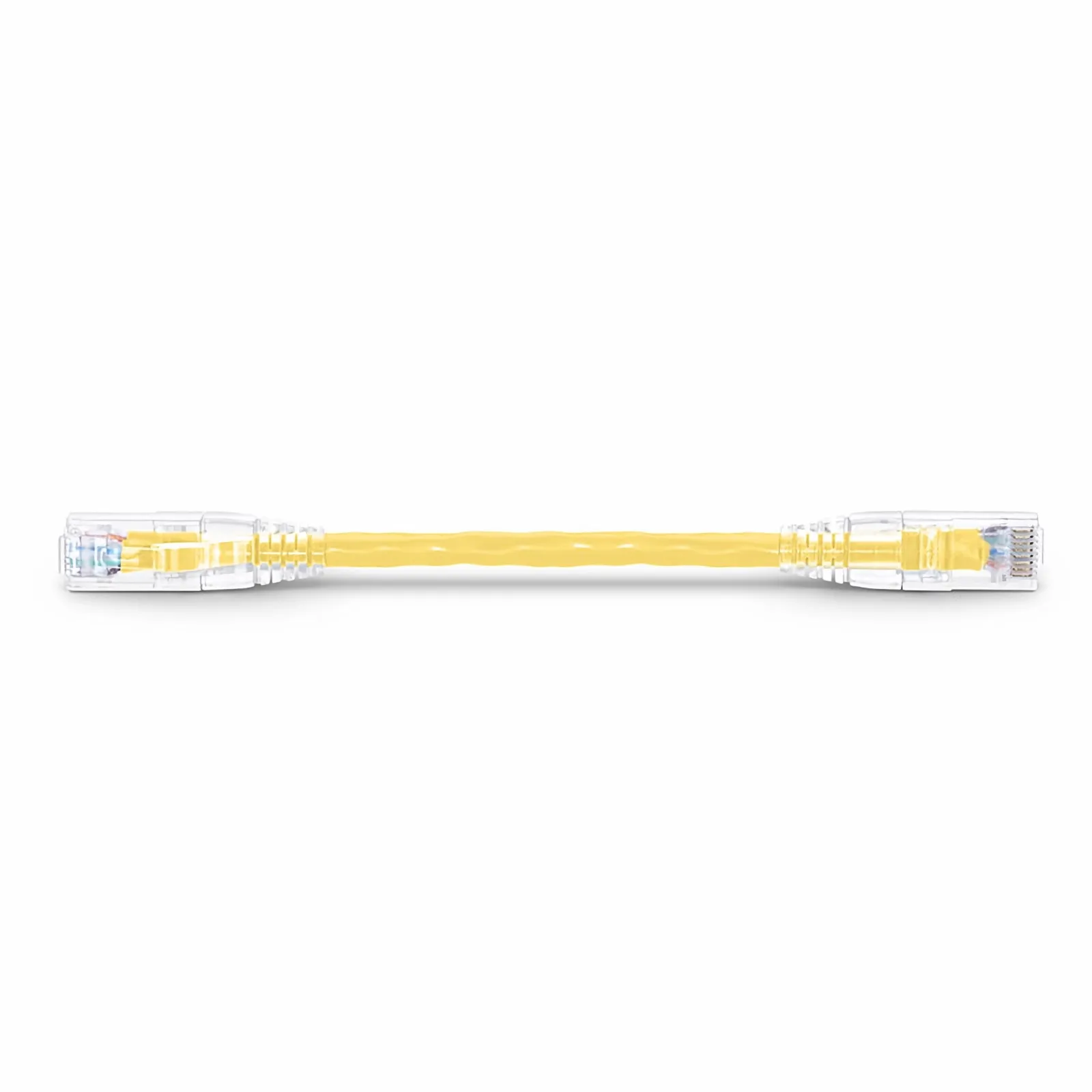6in Cat6 Snagless Unshielded Ethernet Patch Cable, Yellow - FS.com