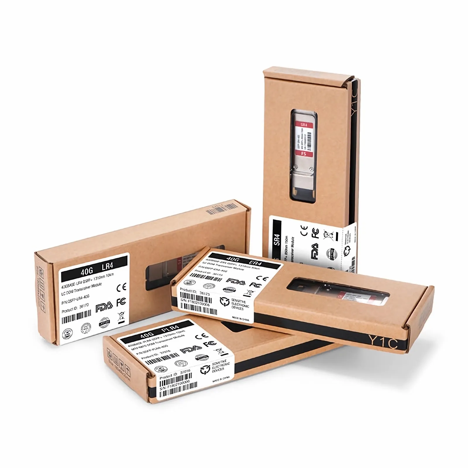 Intel 40G QSFP+ E40GQSFPER 40GBASE-ER4 Transceiver - FS.com