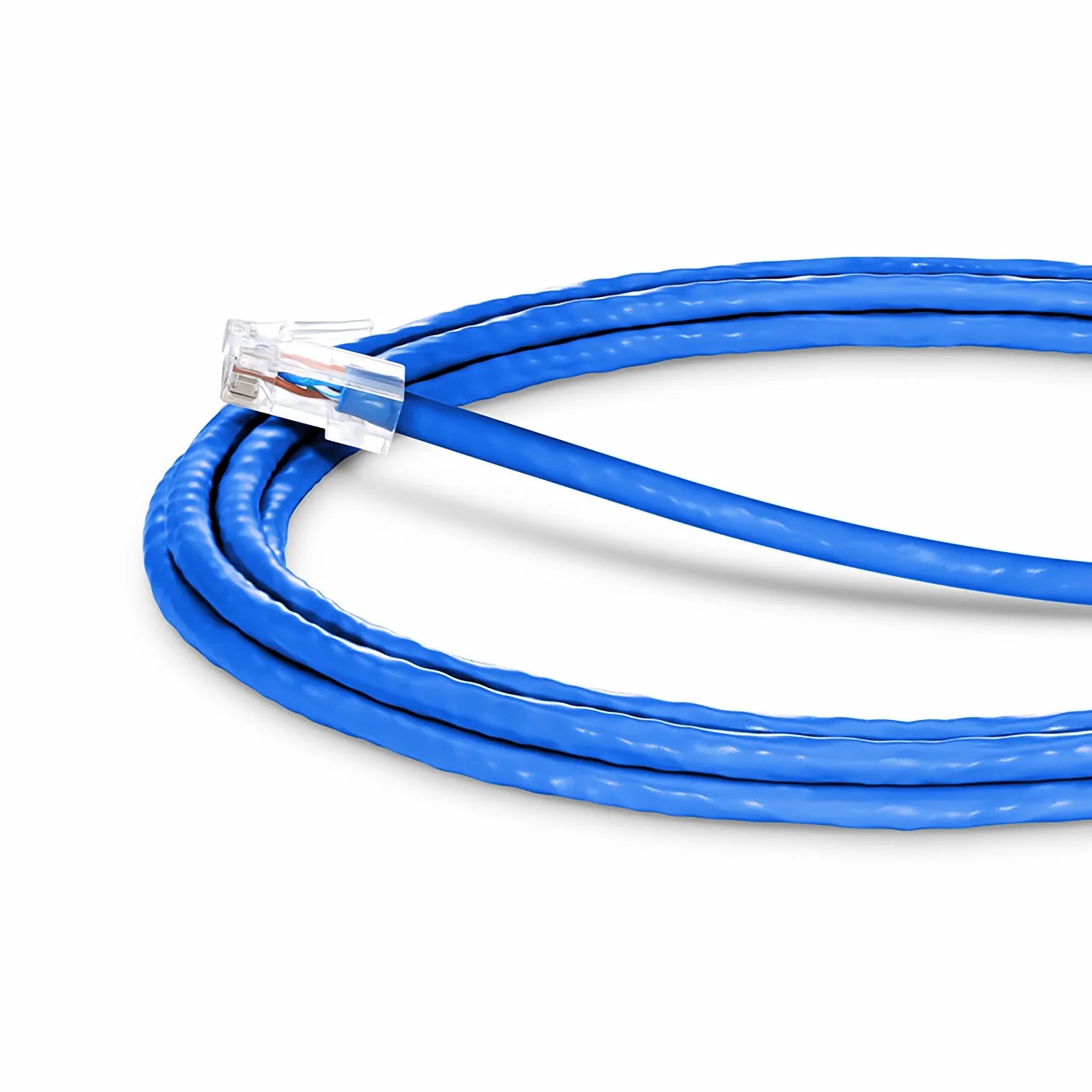 VVFケーブル 10ft Cat6 Non-booted Unshielded Ethernet Patch Cable, Blue - FS.com
