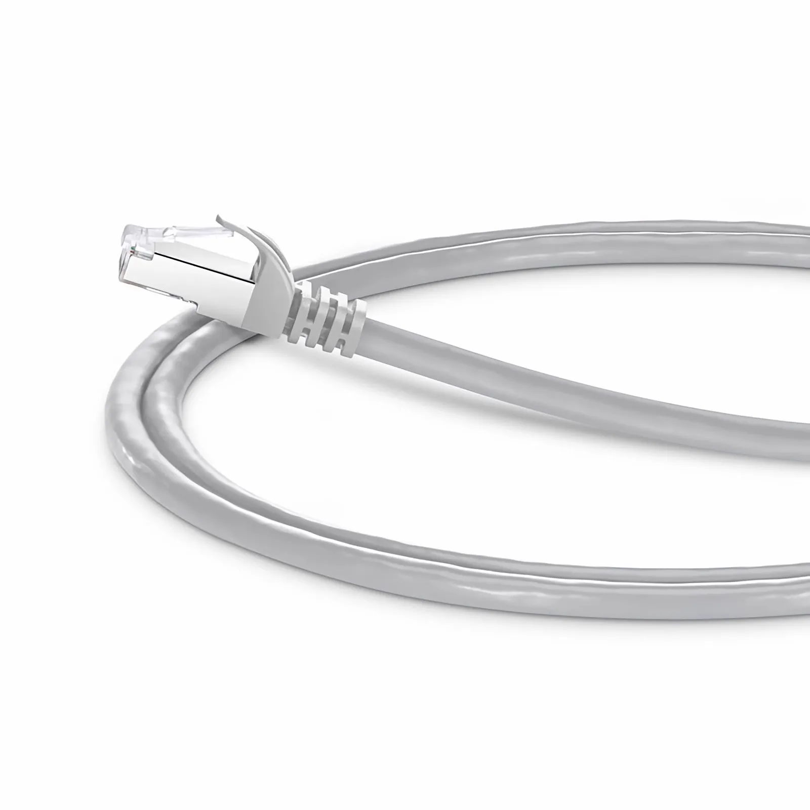 1.2m シールド付き（PVC、灰色） | Cat6a準拠LANパッチケーブル - FS