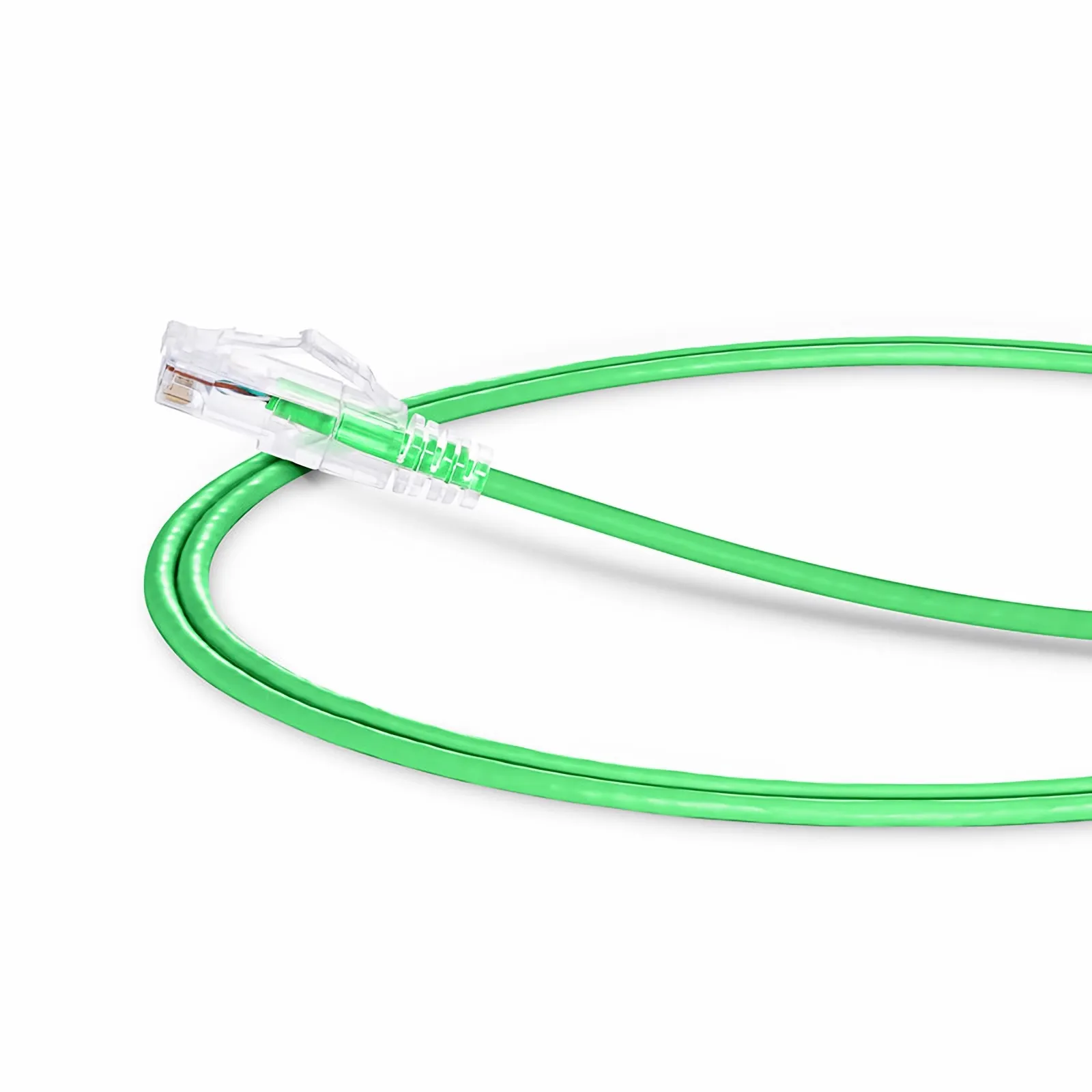 0.9m シールドなし（PVC CM、緑色） | Cat6準拠スリムLANパッチ