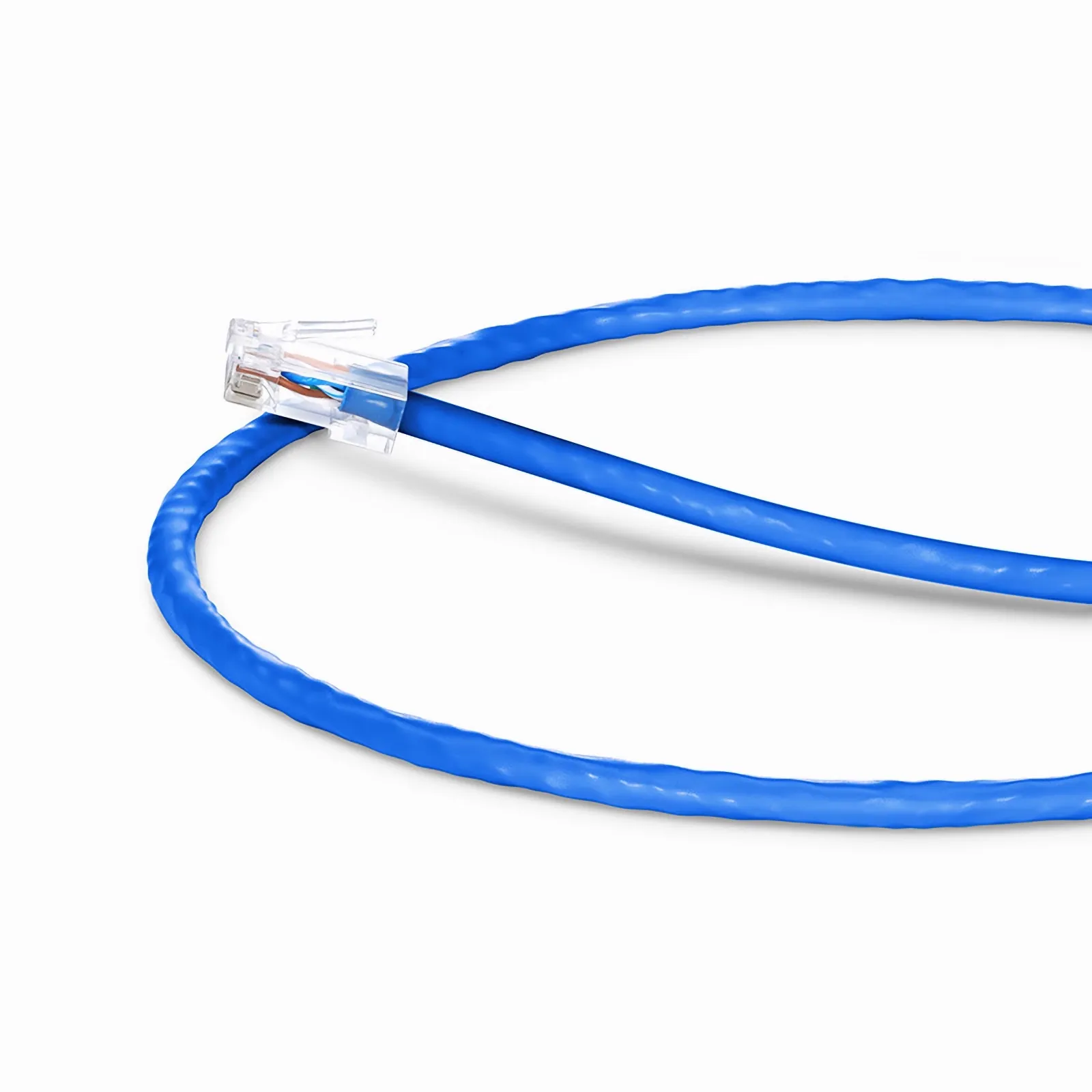 Customized Cat5e Non-booted Unshielded (U/UTP) PVC CM Ethernet Patch Cable