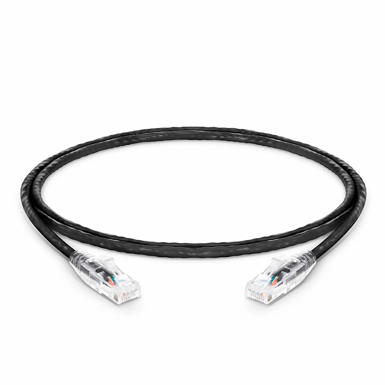 その他 uu 1.2m シールドなし（PVC CM、黒色） | Cat5e準拠LANパッチ