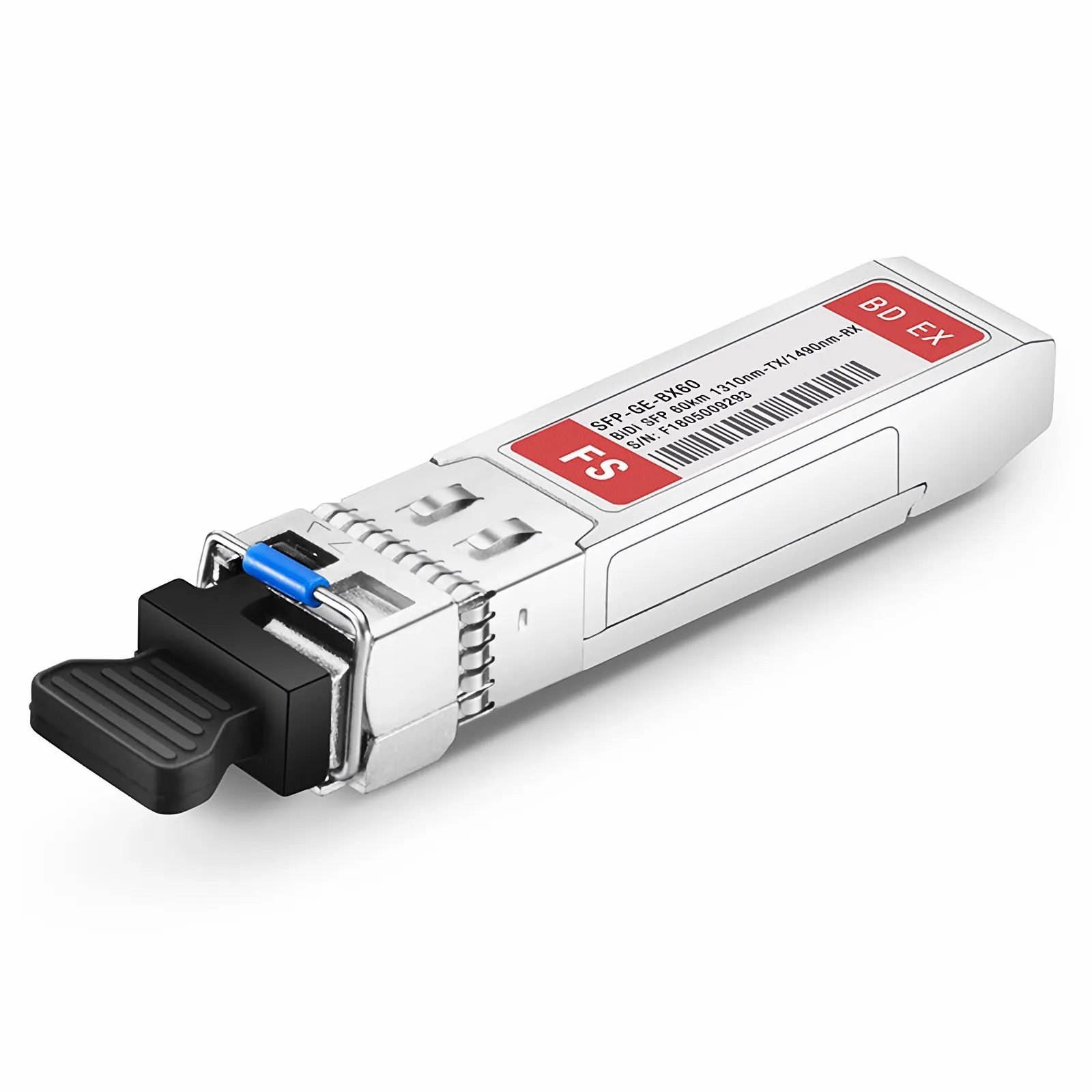 Customized 1000BASE-BX-U SFP BiDi 1310nm-TX/1490nm-RX 60km Simplex LC/SC SMF Transceiver Module