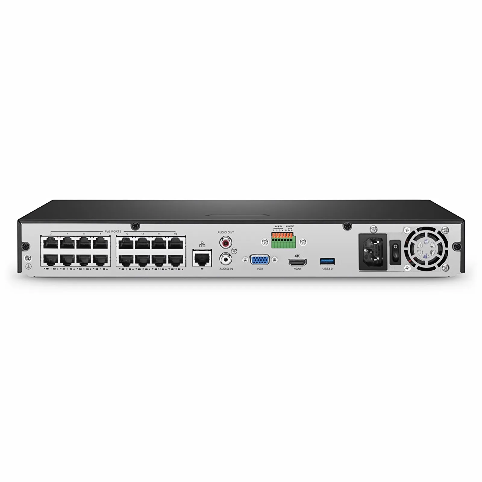 NVR202-16C-16P 16チャンネル 16ポート PoE ネットワークビデオ