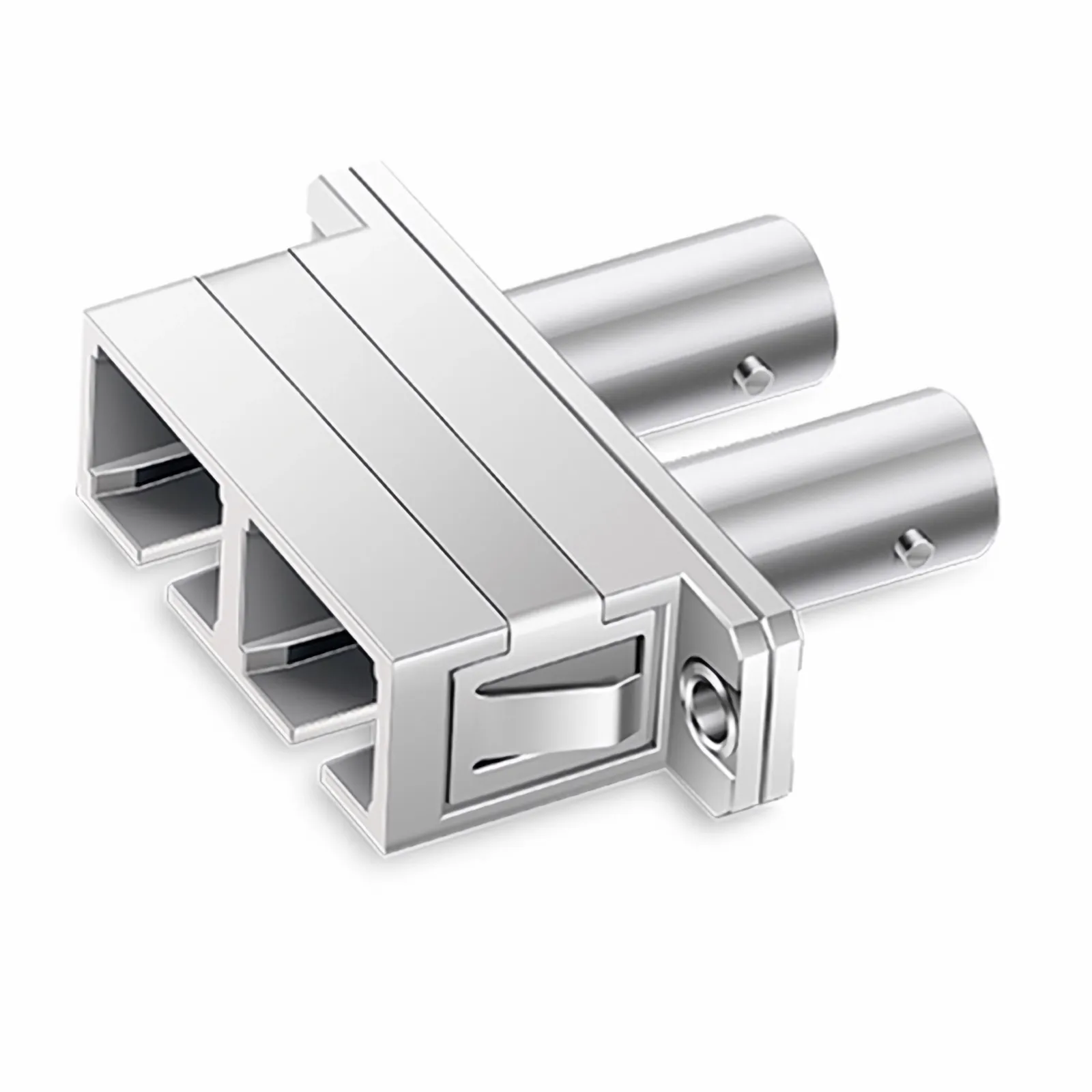 2-Pack ST To SC Fiber Adapters - Multimode OM3 50/125um Hybrid Connectors