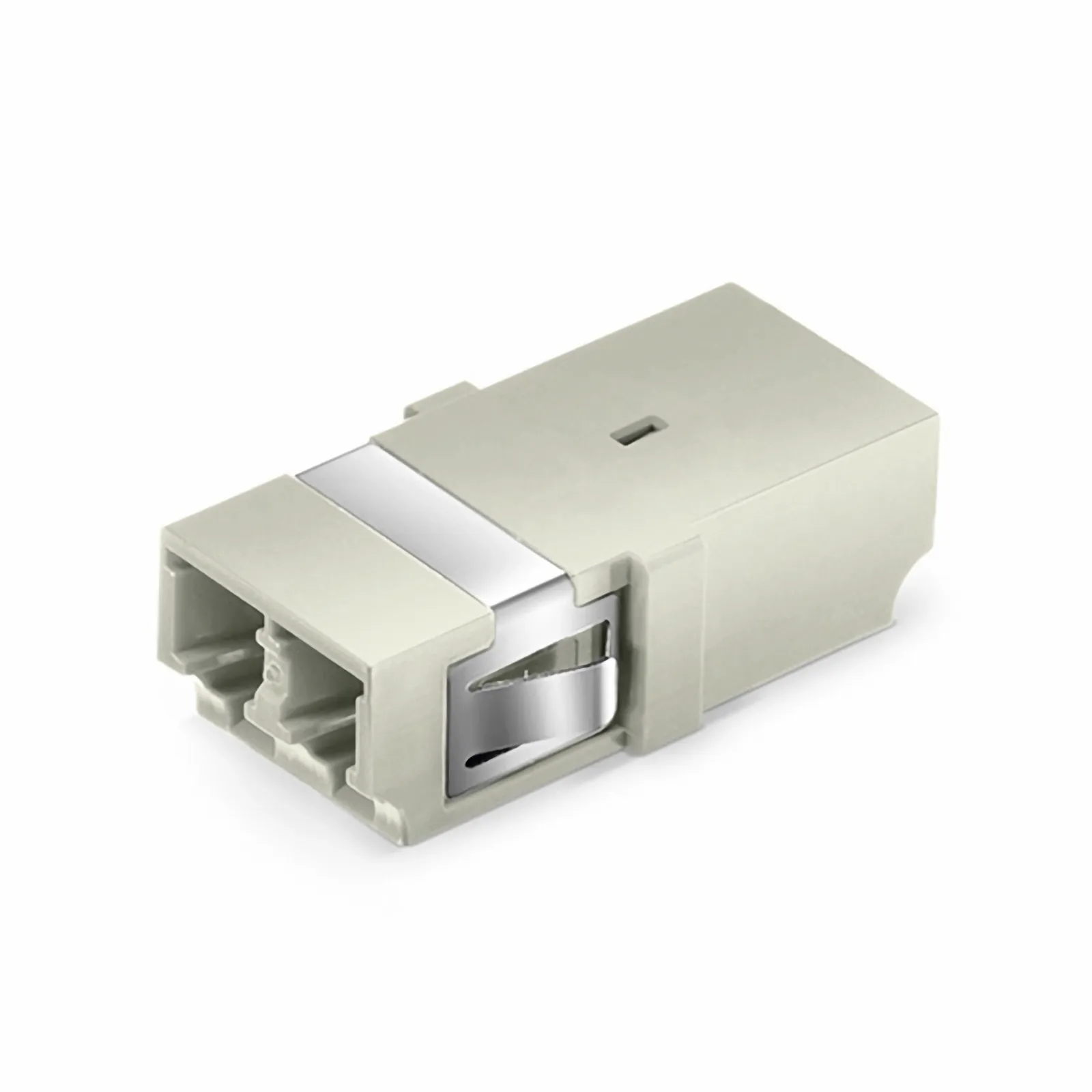 LC/UPC to LC/UPC Duplex OM1/OM2 Multimode SC Footprint Plastic Fiber Optic Adapter/Coupler without Flange