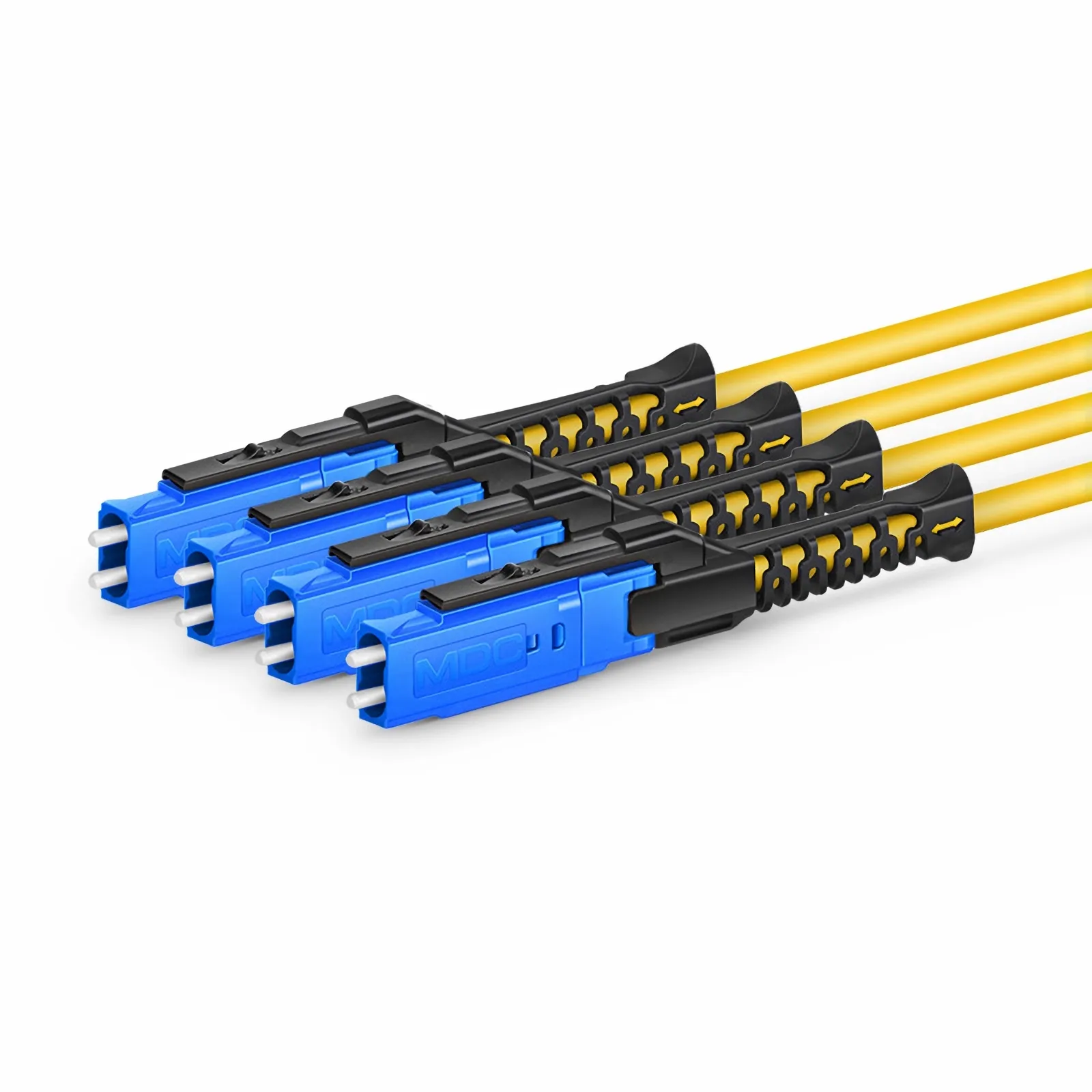 1m (3ft) MTP&reg; Harness, MTP&reg;-8 APC (Female) to 4 MDC UPC Duplex, 8 Fibers, Single Mode (OS2), Plenum (OFNP), 0.35dB Max, Type B