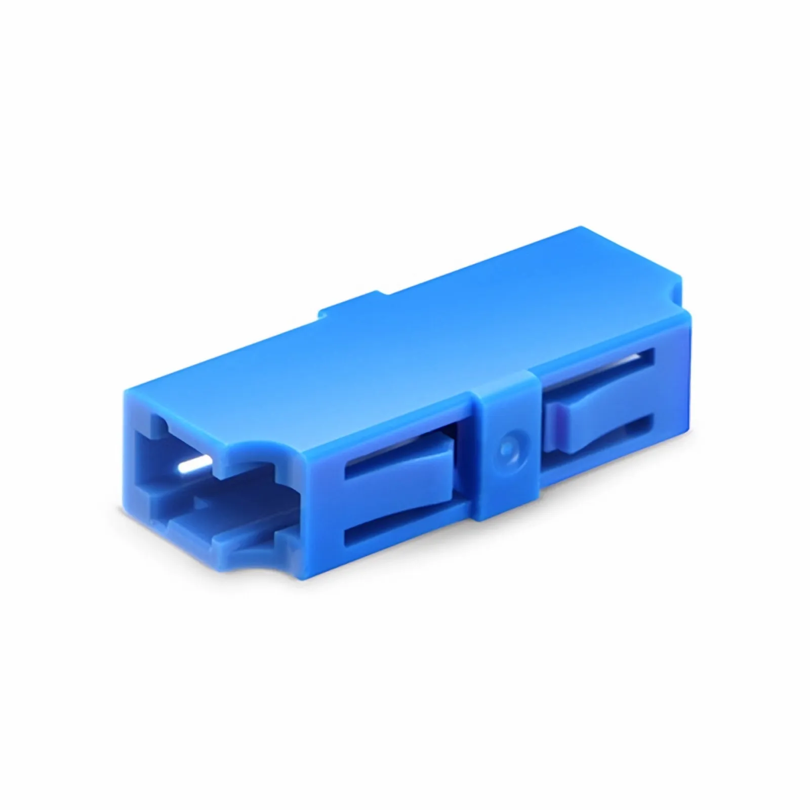 LC/UPC to LC/UPC Simplex OS2 Single Mode Plastic Fiber Optic Adapter/Coupler without Flange (10pcs/Pack)