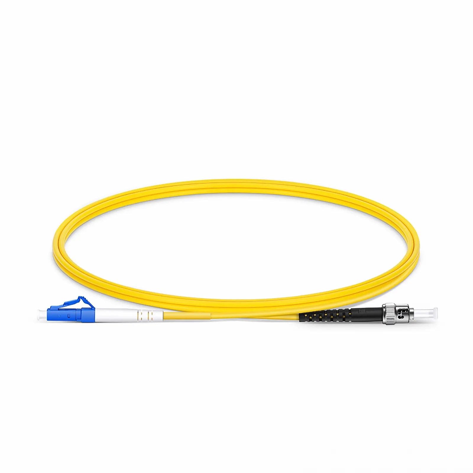 thumbnail image 2 of 16.4ft (5m) LC-SC 9/125 OS2 Simplex Single-Mode PVC Fiber Optic Cable - Red 2 of 12