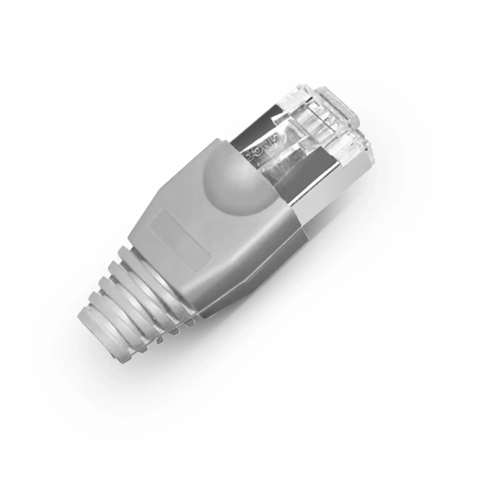 Cat5e RJ45 Strain Relief Boots, 6.5mm OD for Cat5e F/UTP 24AWG Ethernet Network Cable, Gray, 50PCS/Pack