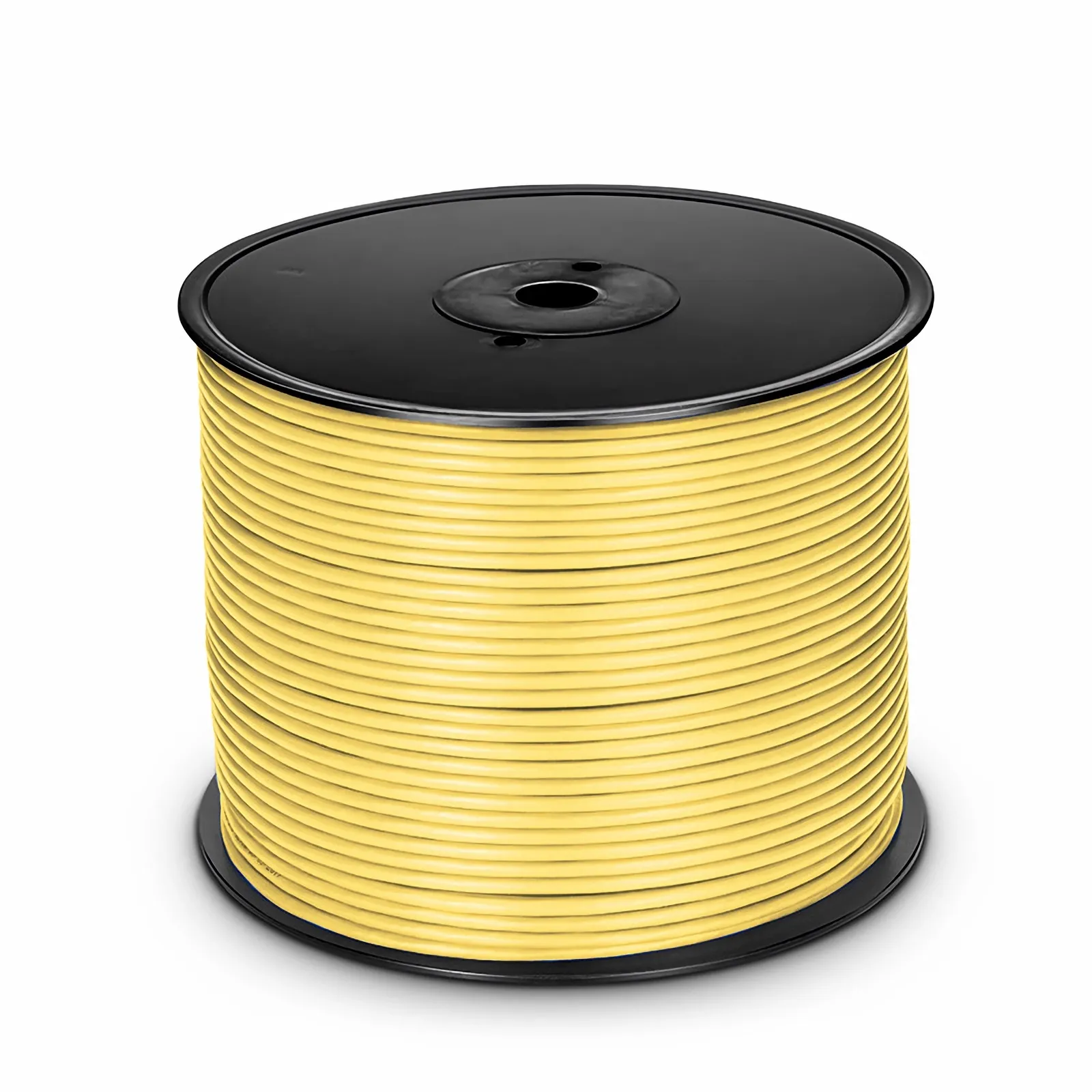 Cat6 Ethernet Solid Bulk Cable,1000ft, UTP, 23AWG, Yellow