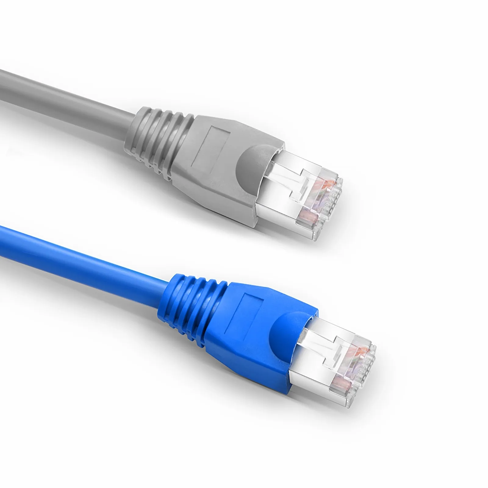 Cat5e RJ45 Strain Relief Boots, 6.5mm OD for Cat5e F/UTP 24AWG Ethernet Network Cable, Gray, 50PCS/Pack