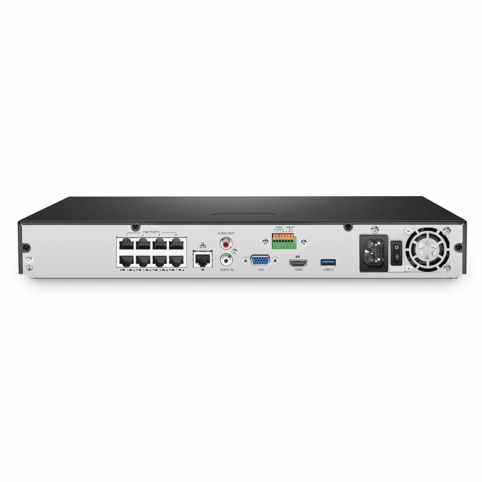 NVR202-8C-8P 8チャンネル 8ポート PoE ネットワークビデオレコーダー
