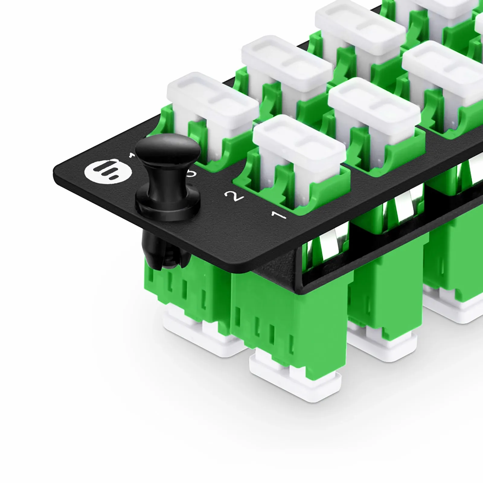 12ポートLC/APCデュプレックスコネクタOS2シングルモード｜光