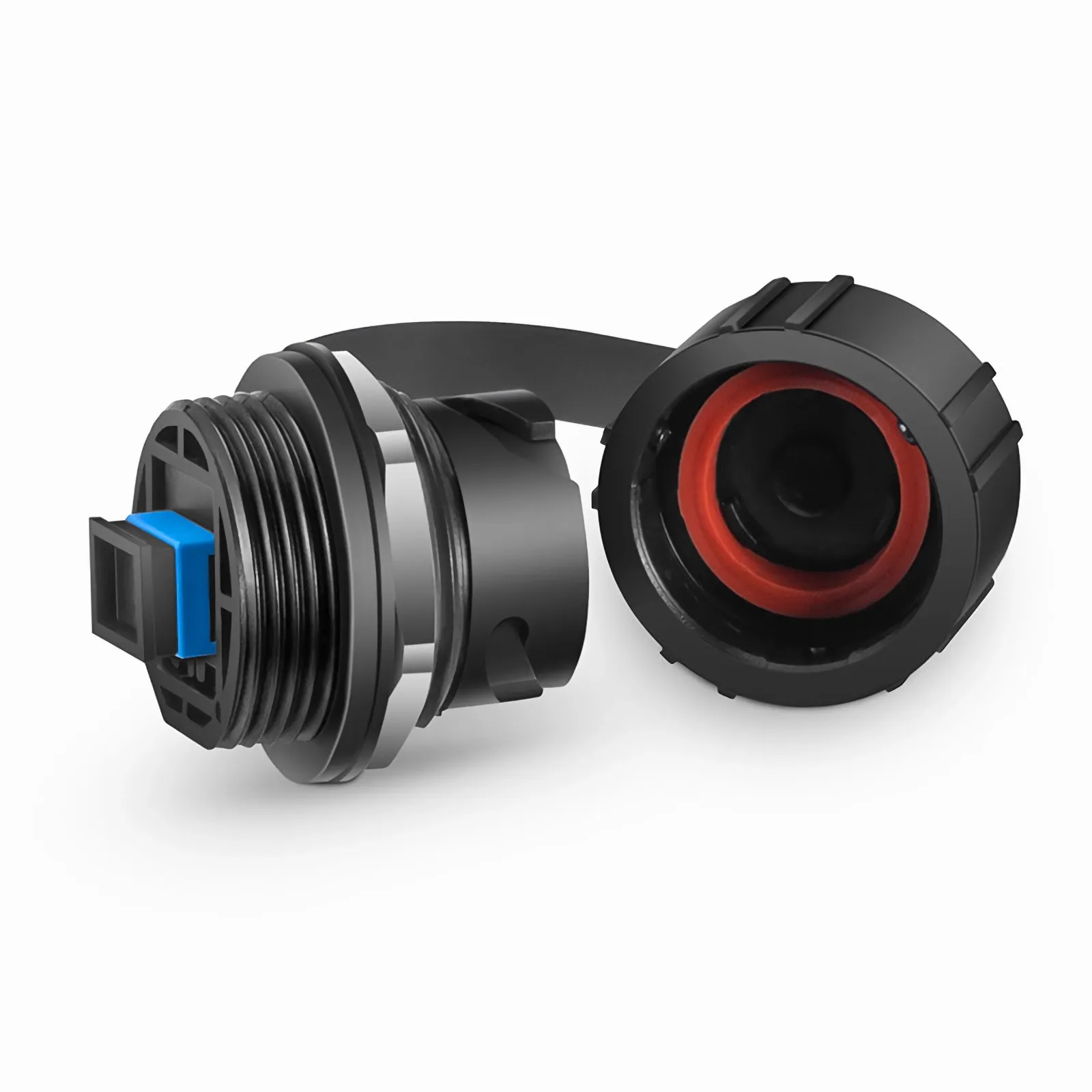 IP67 SC UPC シングルモード バルクヘッドアダプタ/嵌合スリーブ(OS2